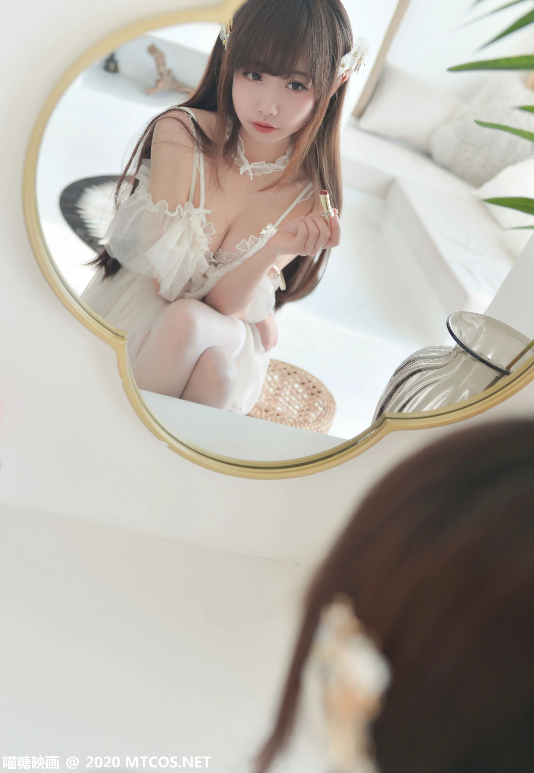 [喵糖映画] VOL.206 《吊带纱裙》 写真集 - 爱照片