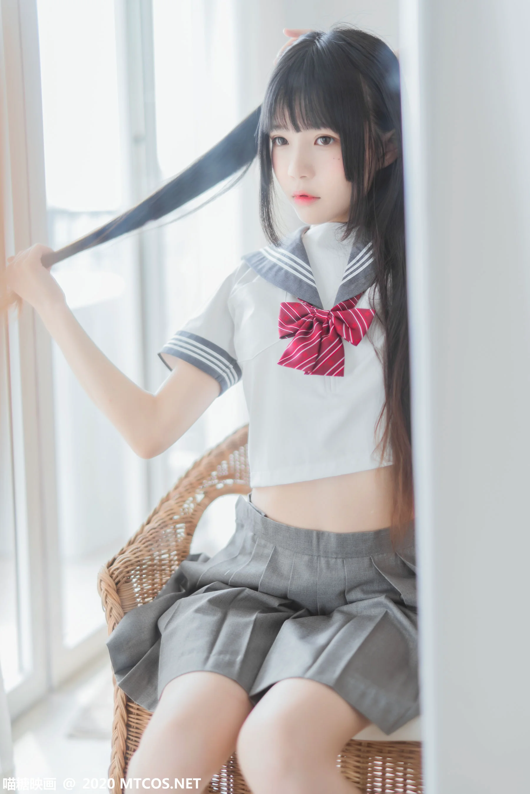 [喵糖映画] VOL.310 水手少女 写真集 - 爱照片