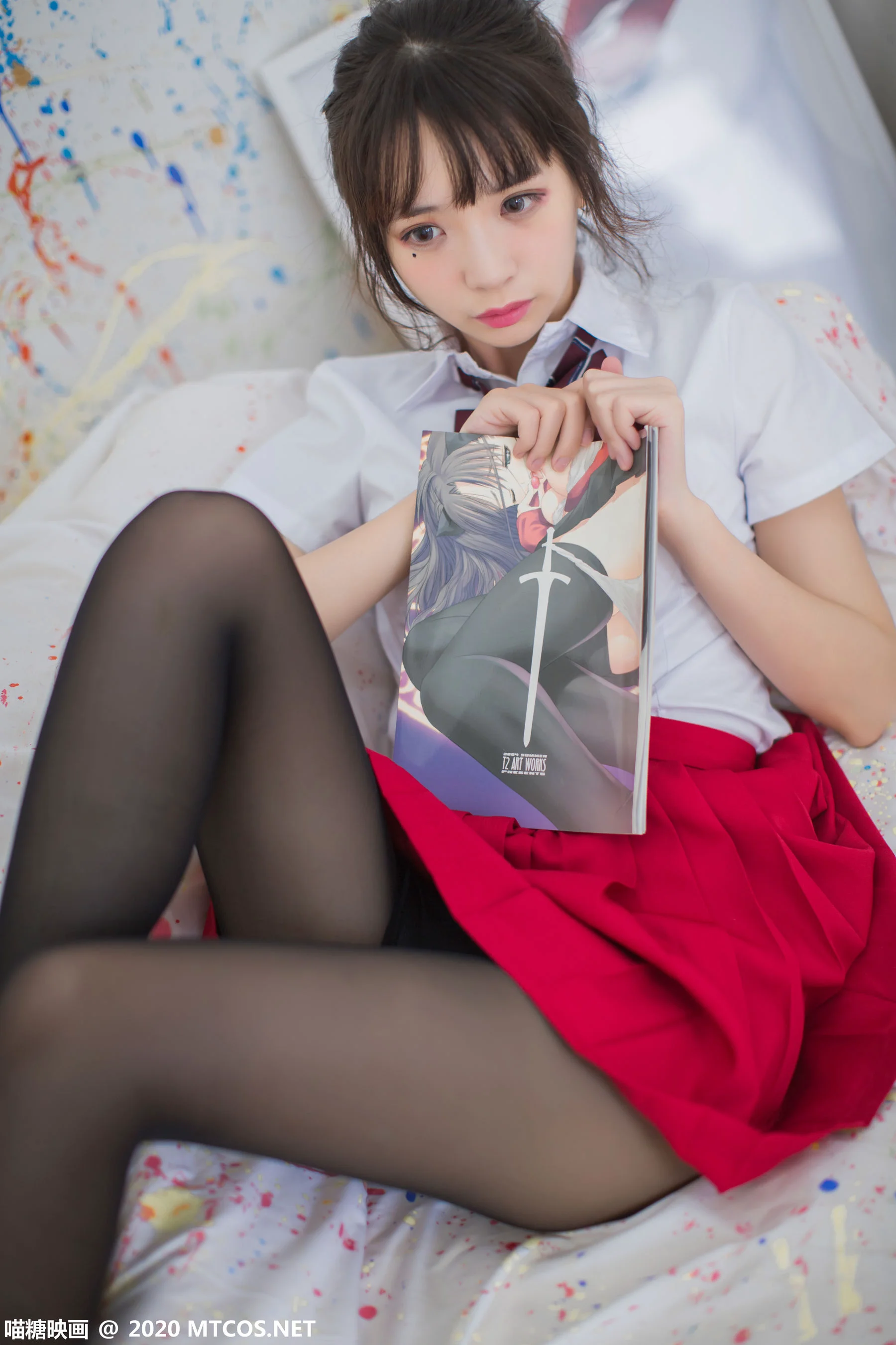 [喵糖映画] VOL.319 画室少女 写真套图 - 爱照片