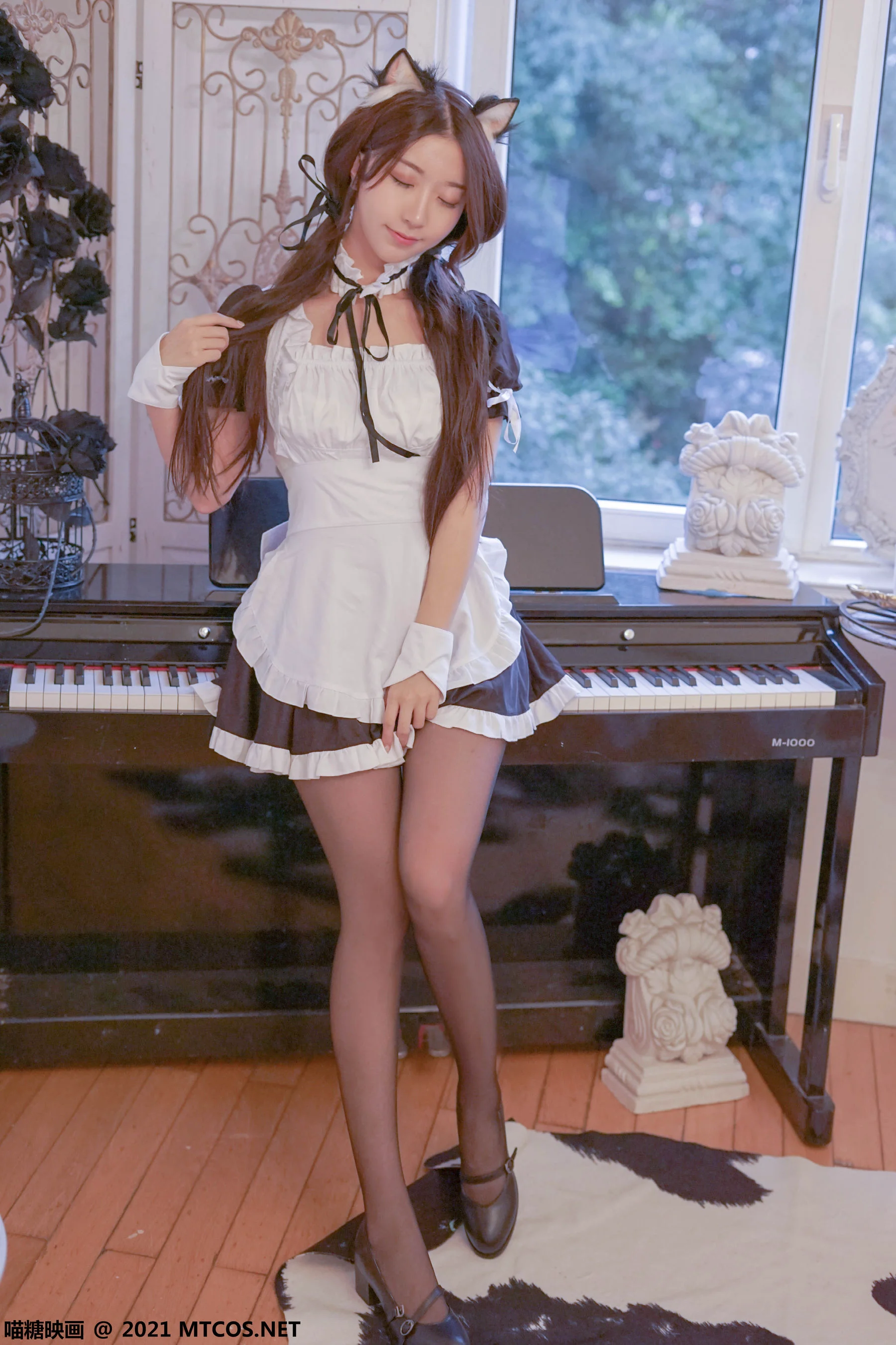 [喵糖映画] VOL.348 猫儿女仆 写真套图 - 爱照片