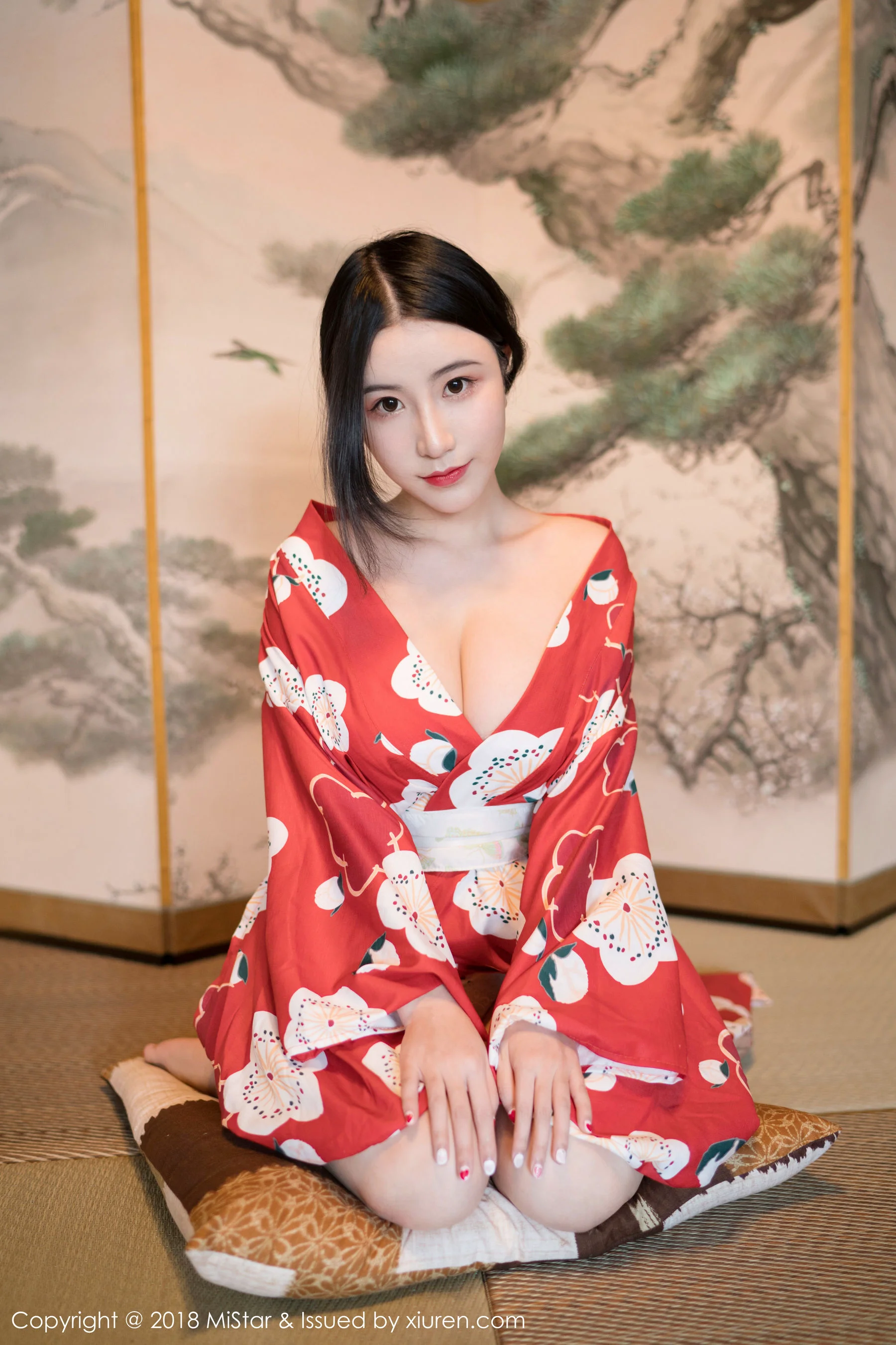 谢芷馨Sindy《娇艳红色和服》 [魅妍社MiStar] VOL.210 写真集 - 爱照片