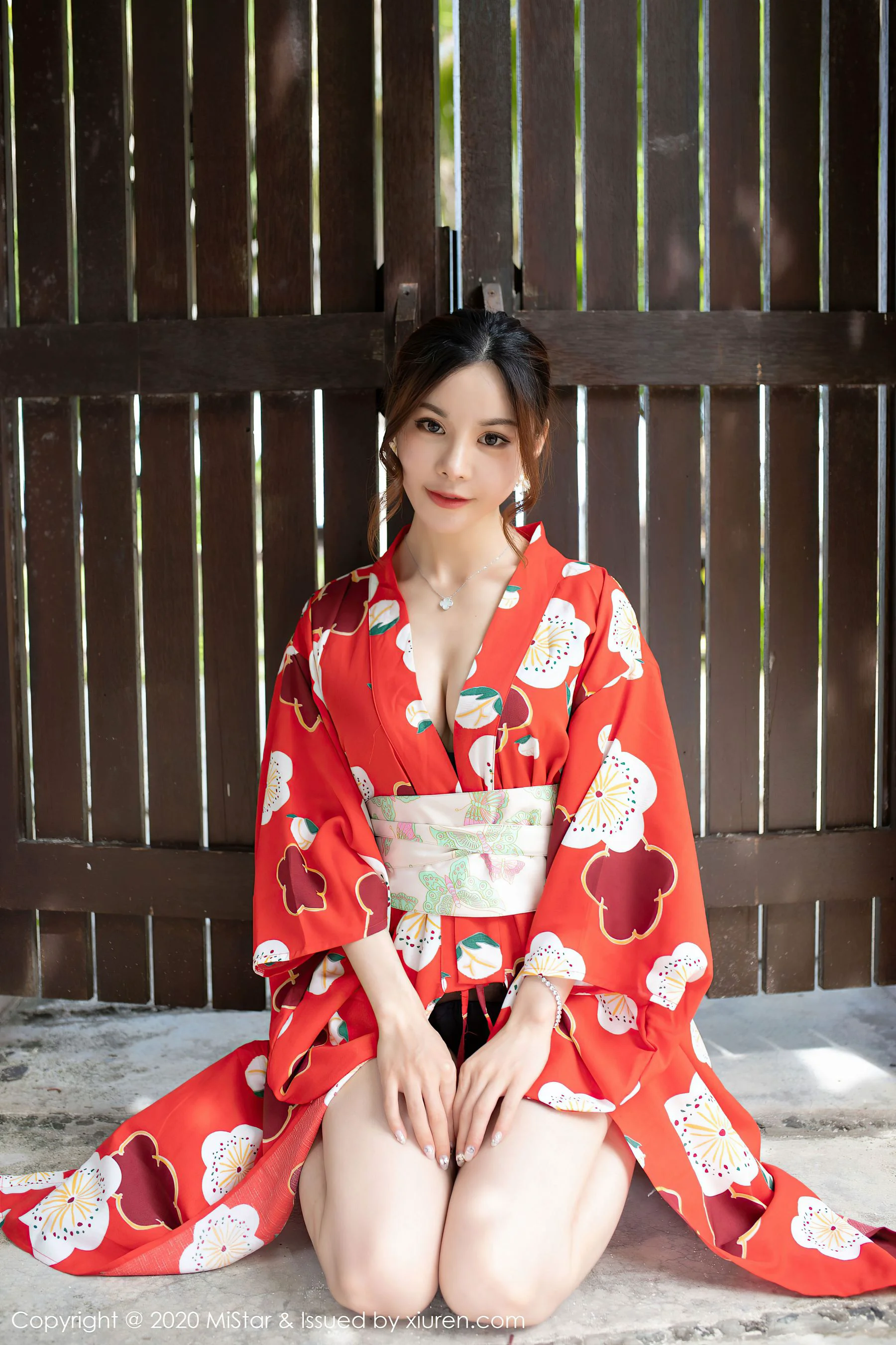 [魅妍社MiStar] VOL.326 沈佳熹 – 鲜艳的和服 - 爱照片
