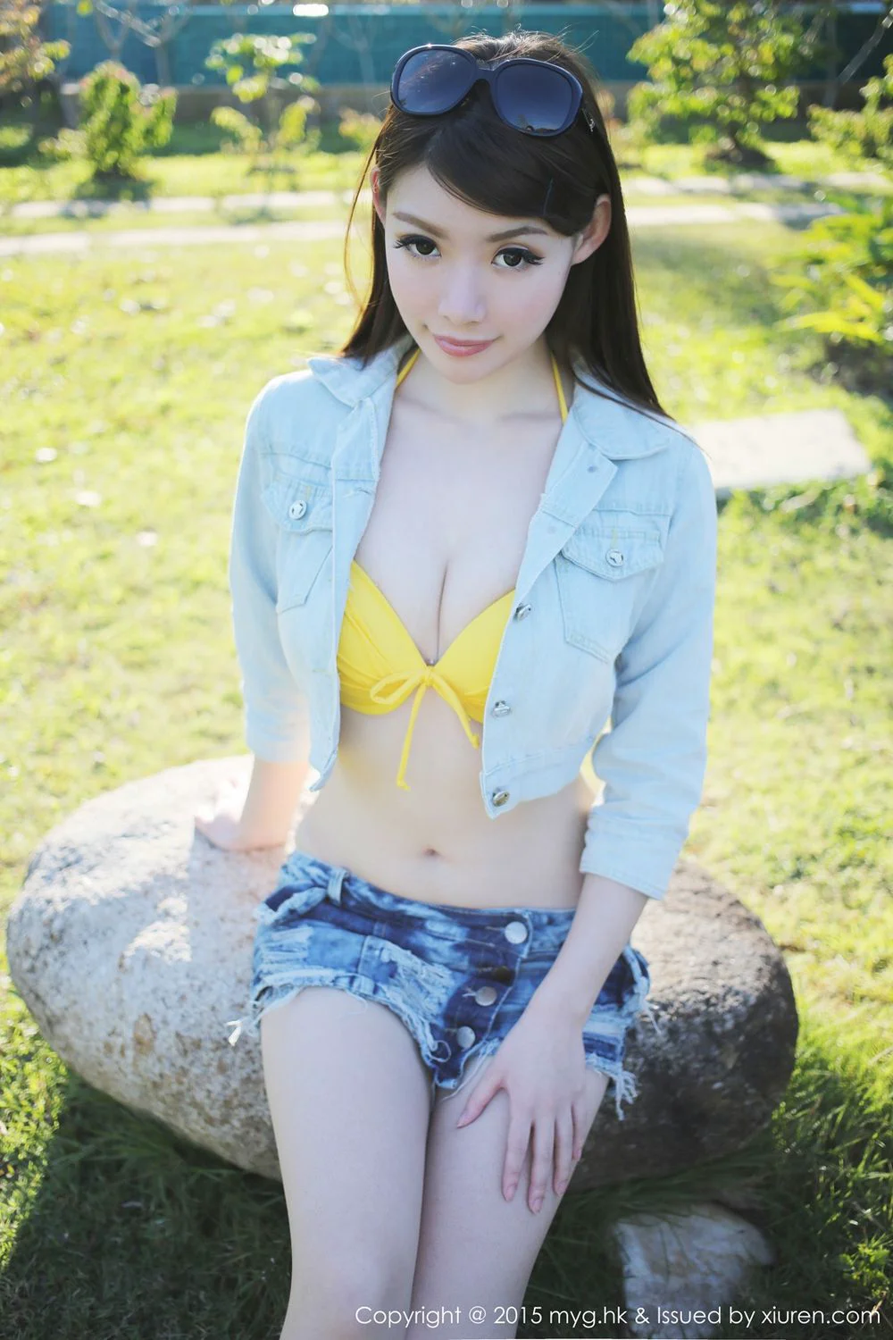 MARA醬《泰国清迈旅拍》牛仔热裤+唯美薄纱 [美媛馆MyGirl] Vol.094 写真集 - 爱照片