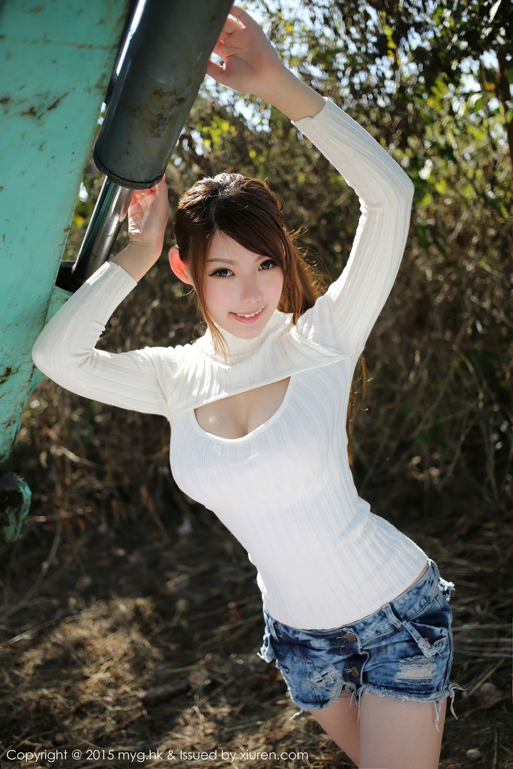 MARA醬《泰国旅拍Pai县》热裤妹子+蕾丝泳装 [美媛馆MyGirl] Vol.097 写真集 - 爱照片