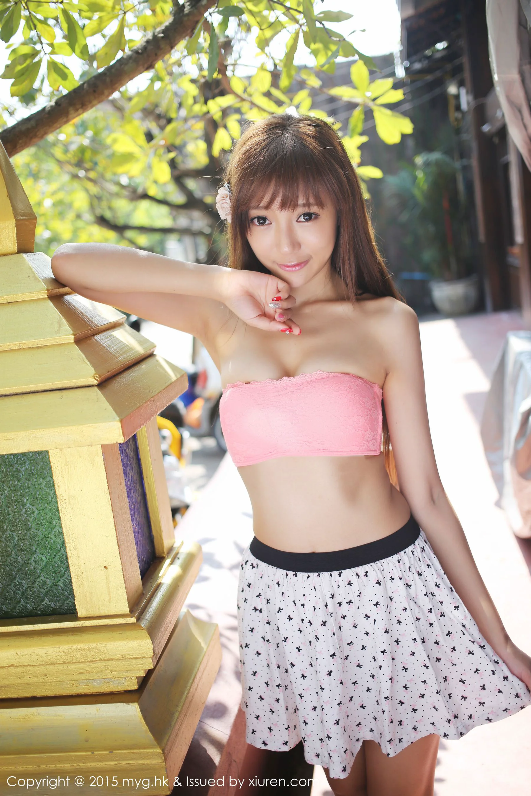 王馨瑶yanni《泰国清迈旅拍》清新超短裙系列 [美媛馆MyGirl] Vol.098 写真集 - 爱照片