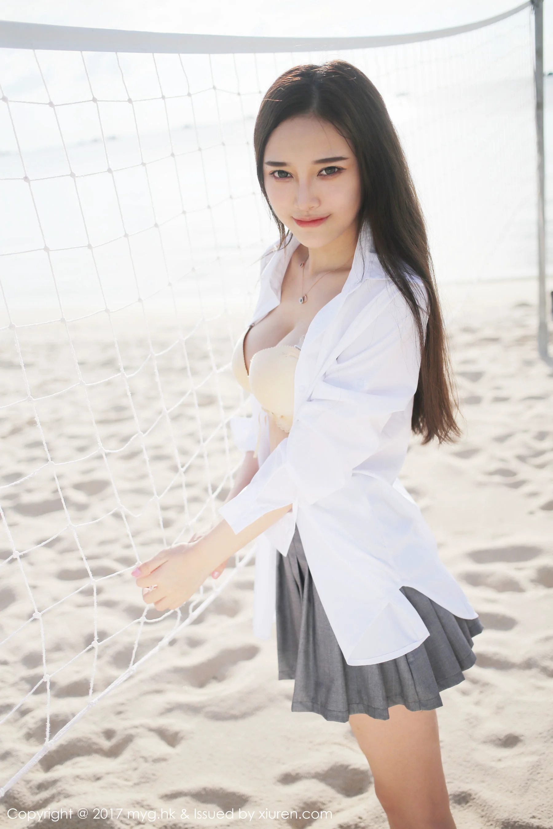 唐琪儿il《海边白衬衫+短裙系列》 [美媛馆MyGirl] VOL.259 写真集 - 爱照片