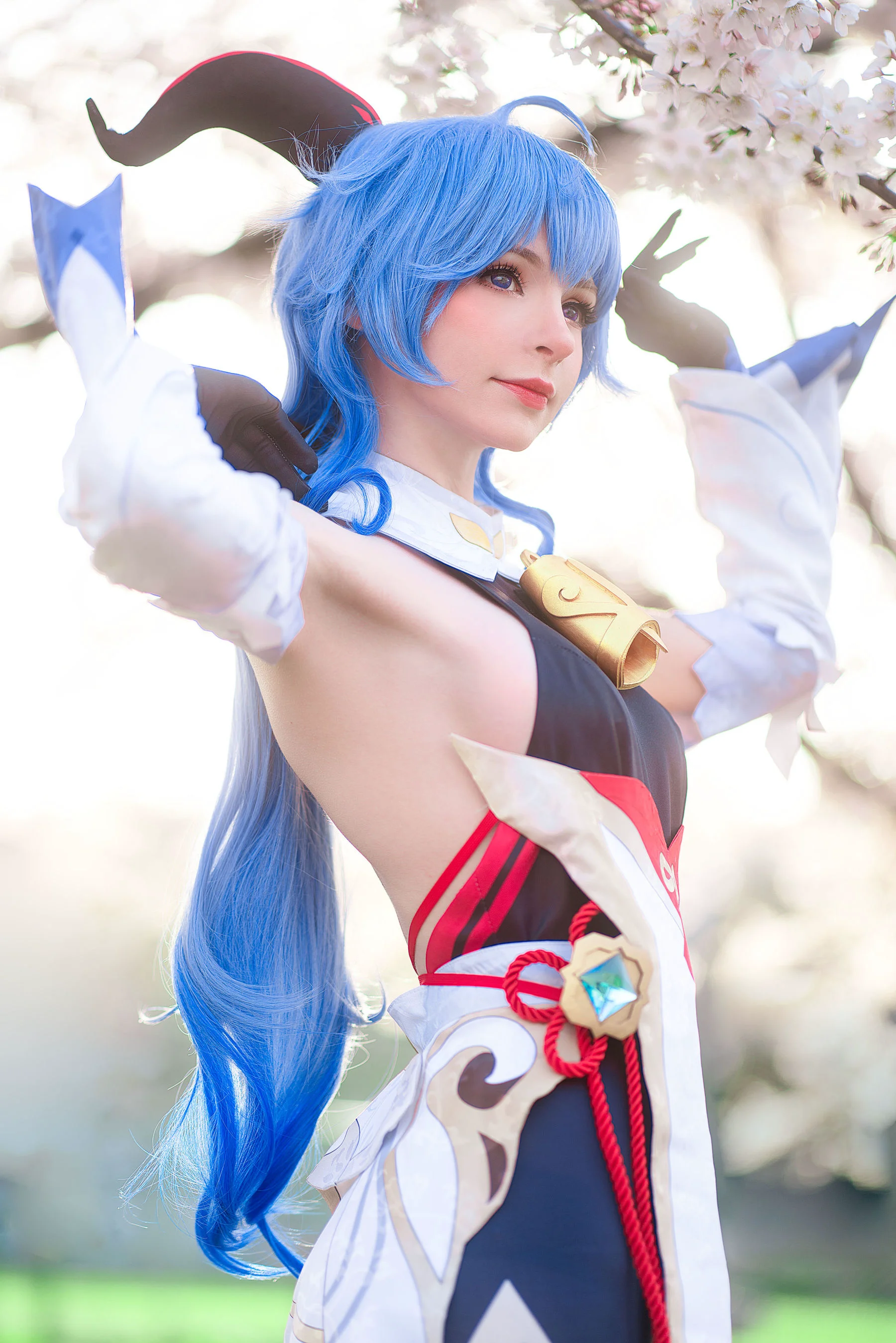 [福利COS] Peach milky – Ganyu - 爱照片