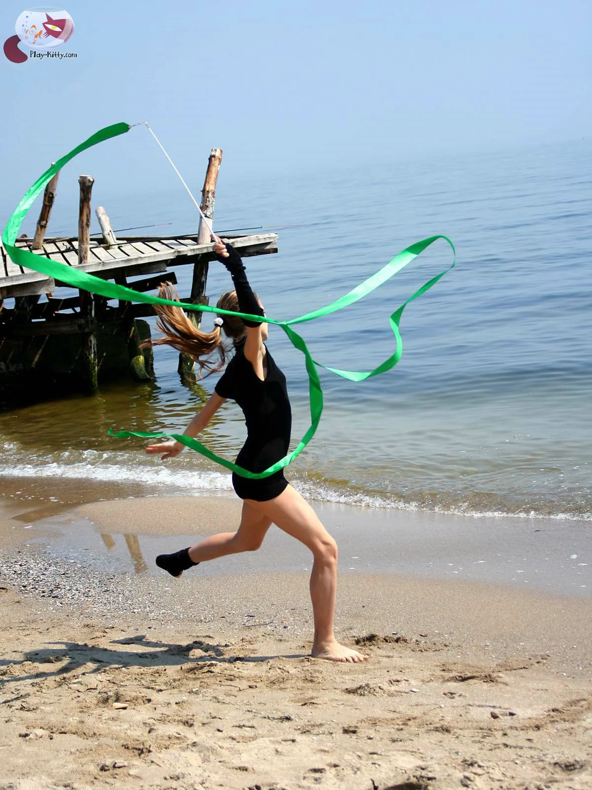 Play Kitty Set 053 Beach - 爱照片