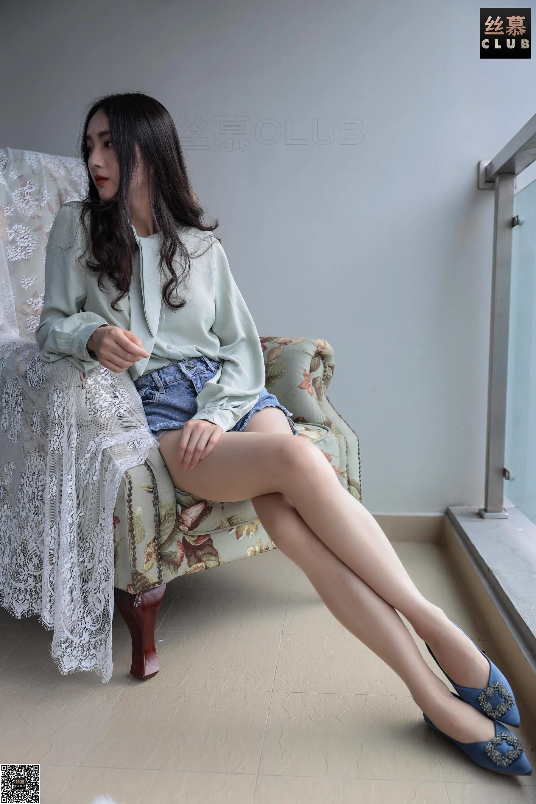 [丝慕] SM058 天天一元 《佳佳的牛仔热裤》 - 爱照片