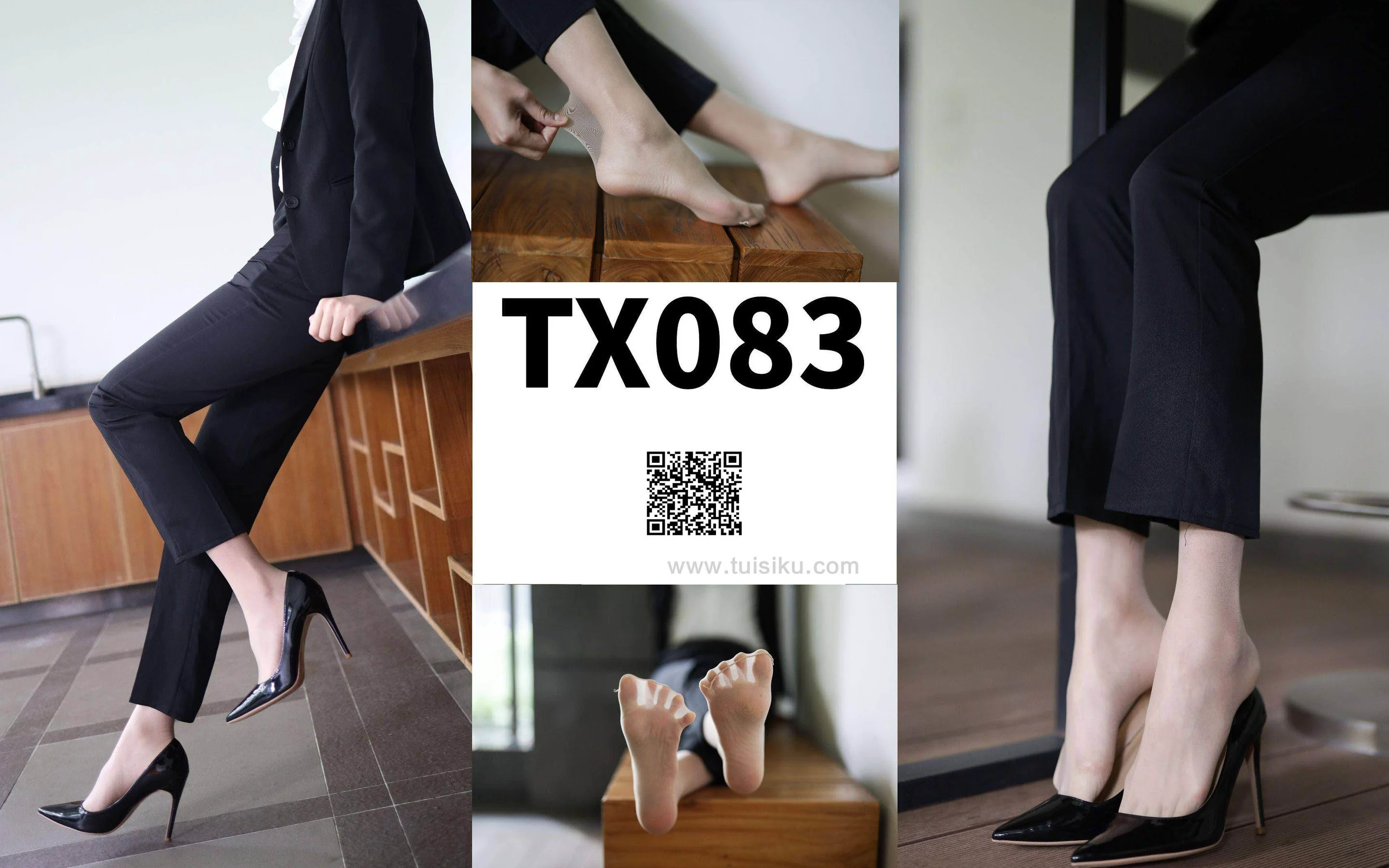[丝慕SMOU] 特定集TX083 颖儿 《OL裤里丝》 丝袜美腿写真 - 爱照片