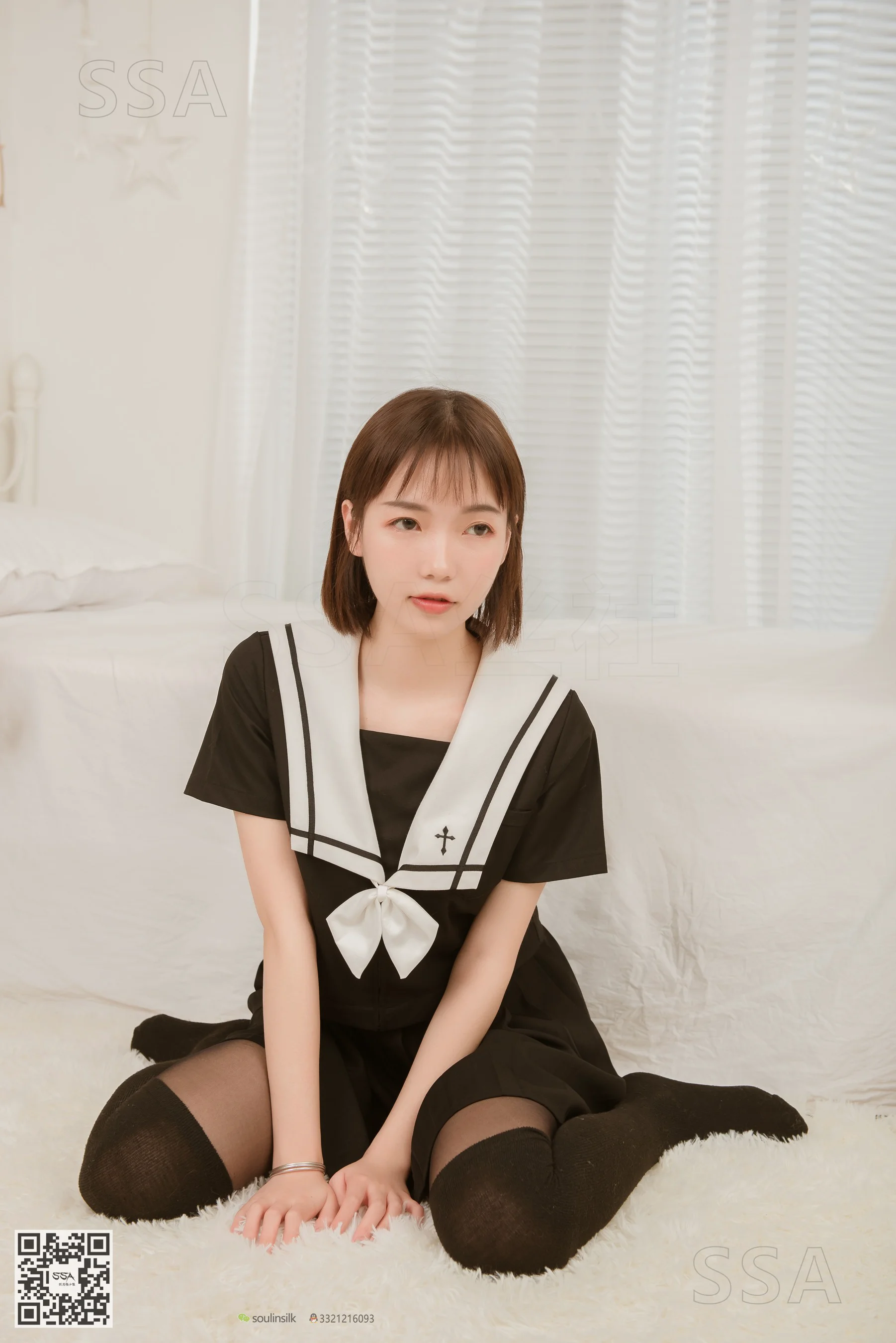[SSA丝社] No.151 桃子 – JK制服 - 爱照片