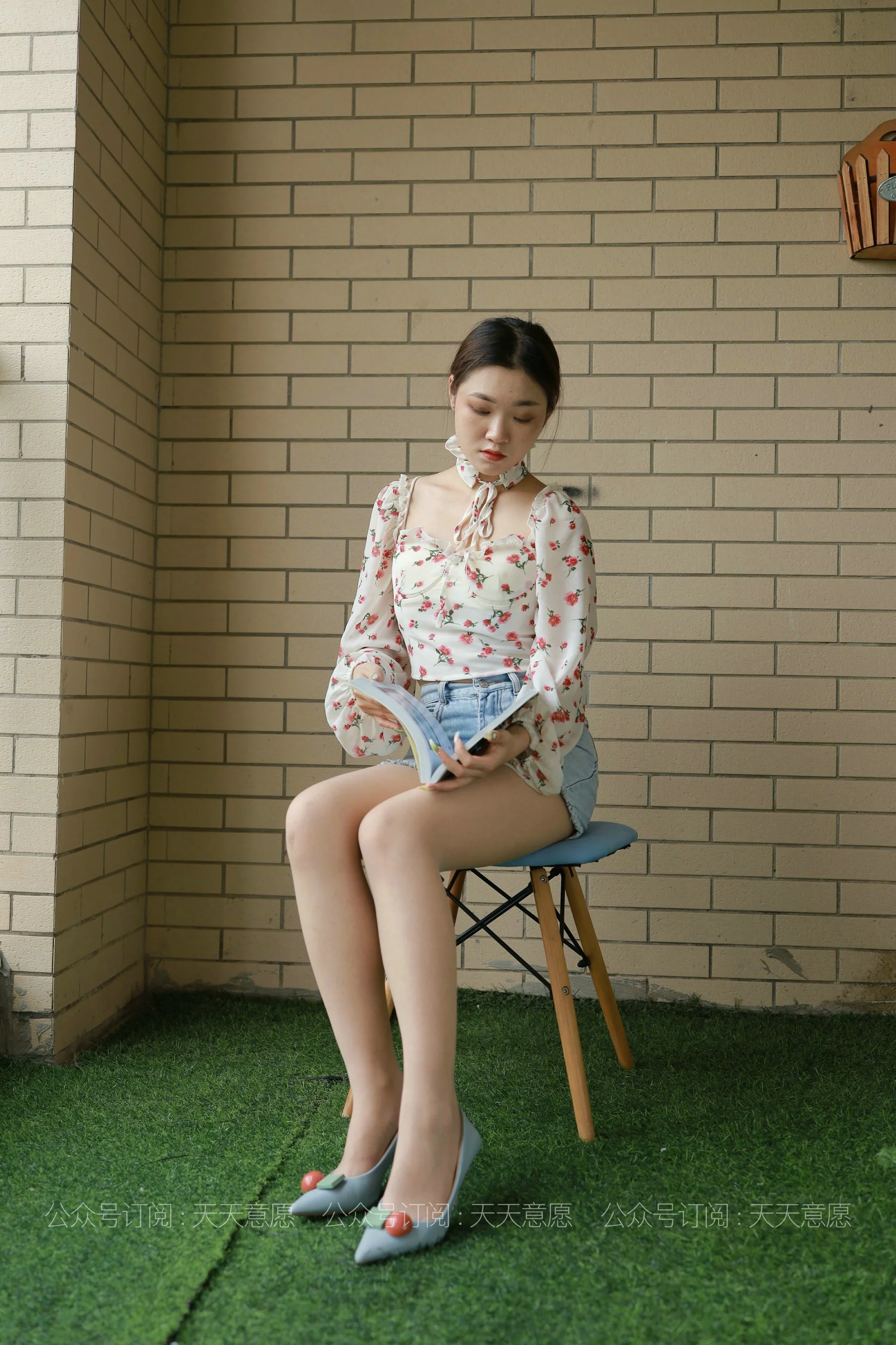 [IESS异思趣向] 丝享家 850：可可 《法式碎花裙》 - 爱照片