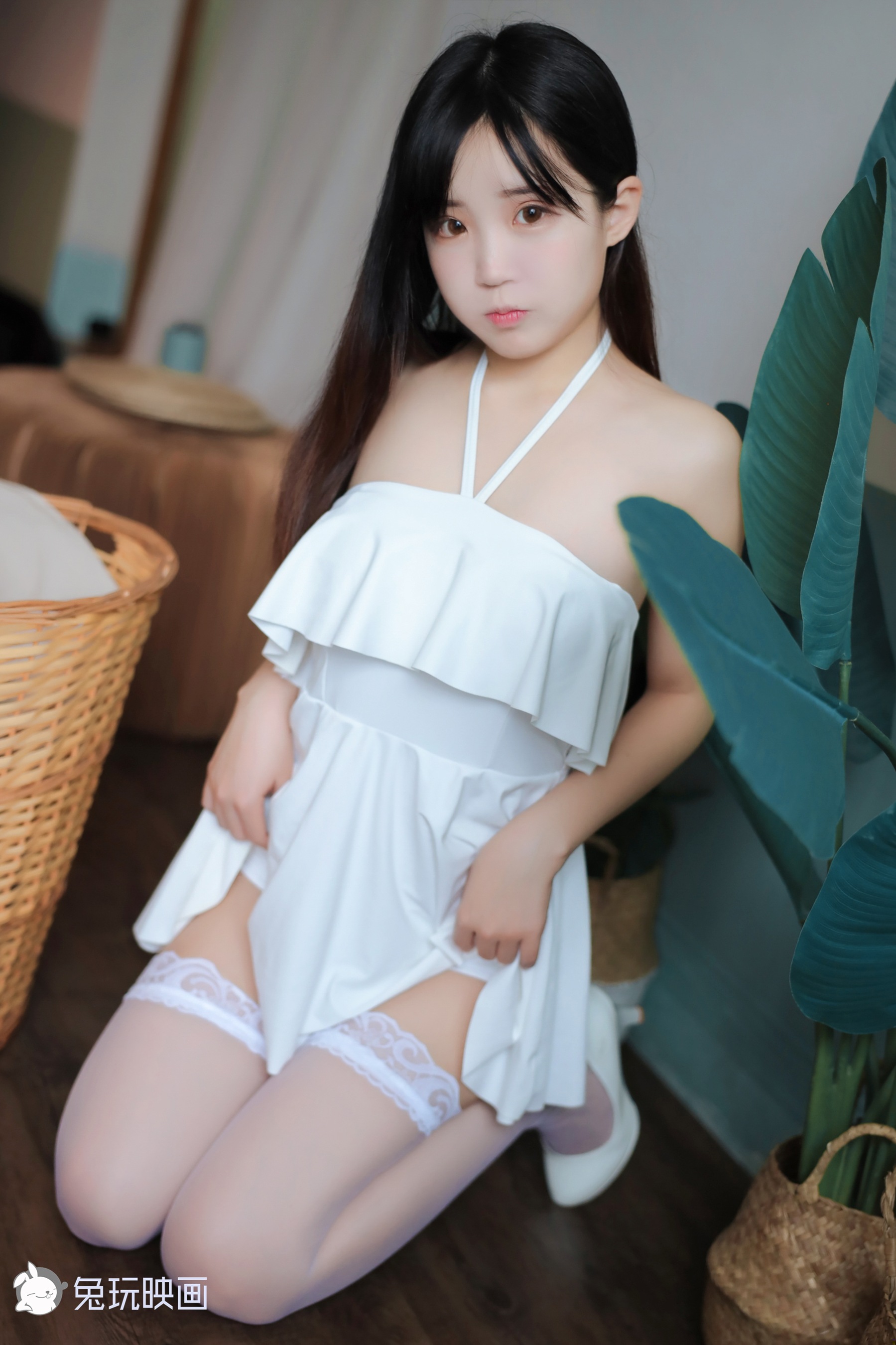 [兔玩印画] VOL.036 御子的白裙 - 爱照片