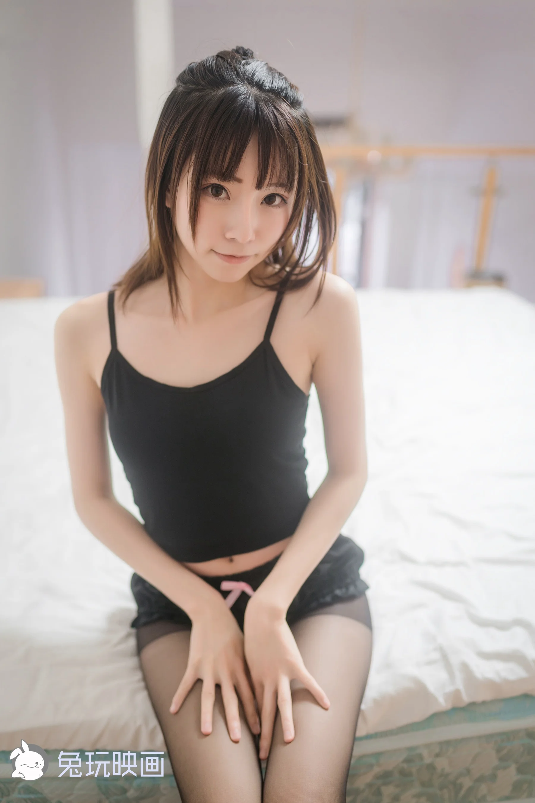 [兔玩印画] VOL.038 黑丝套装 - 爱照片
