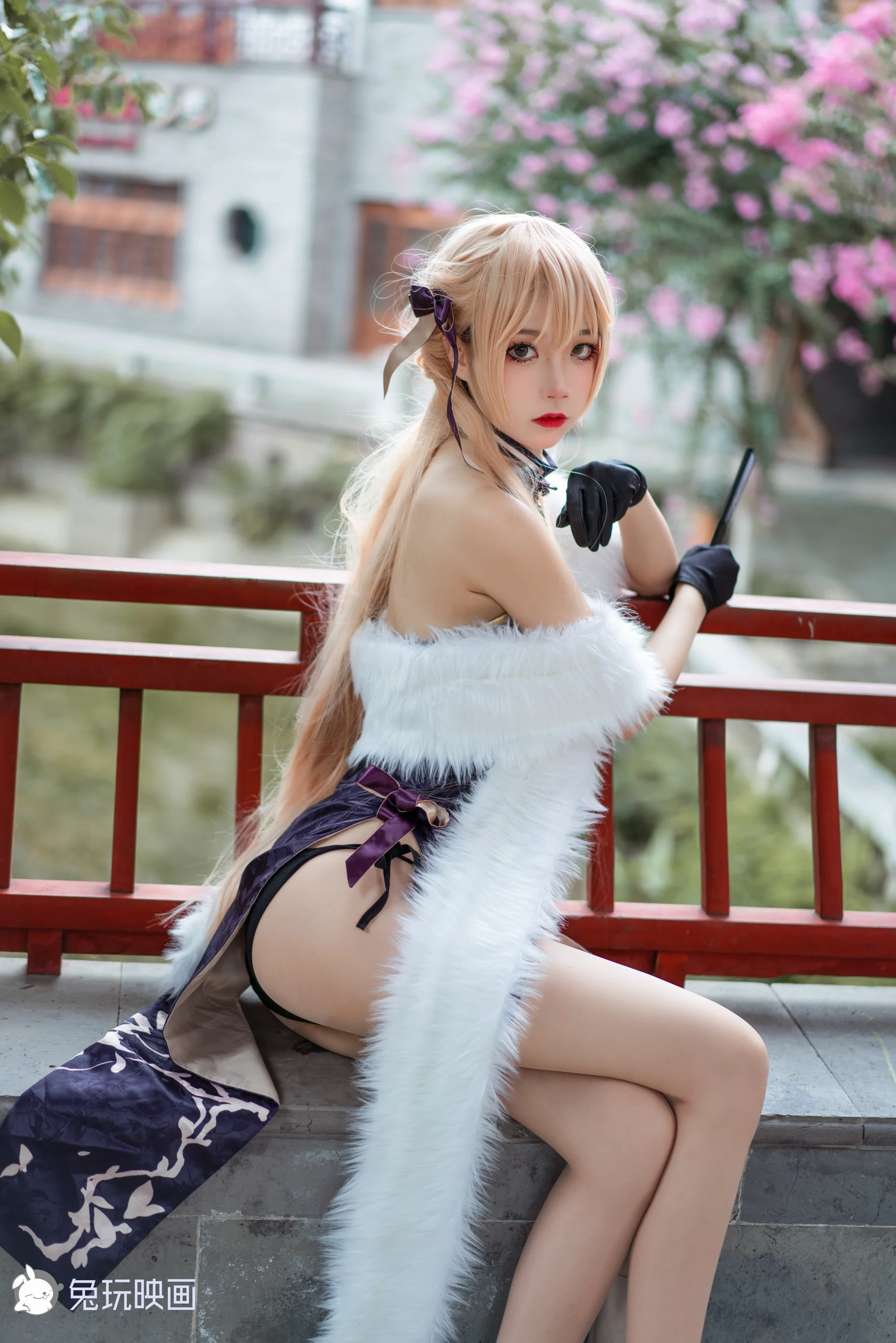 [兔玩印画] VOL.053 紫雨心 - 爱照片
