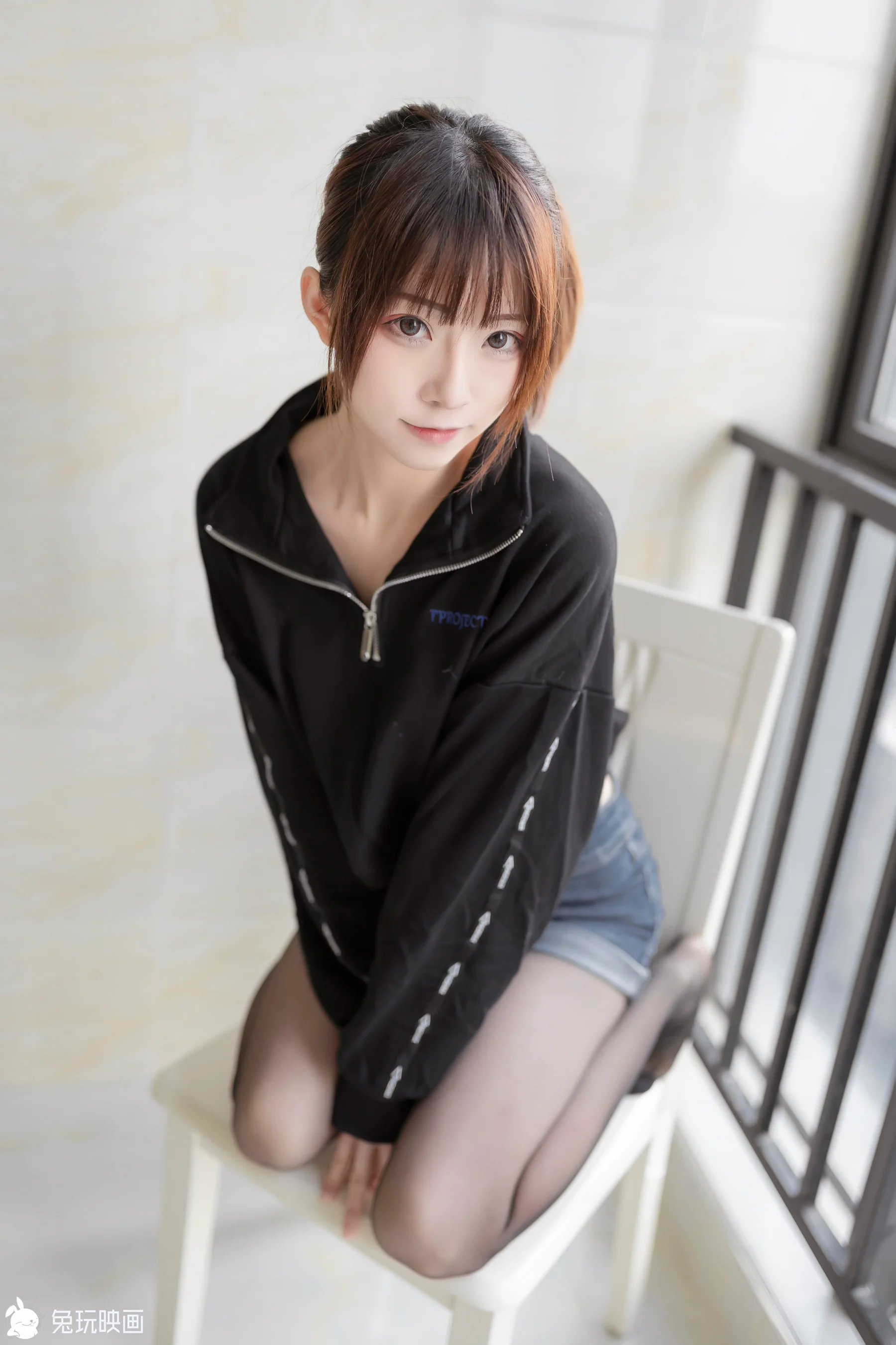 [兔玩印画] VOL.056 单马尾女孩 - 爱照片