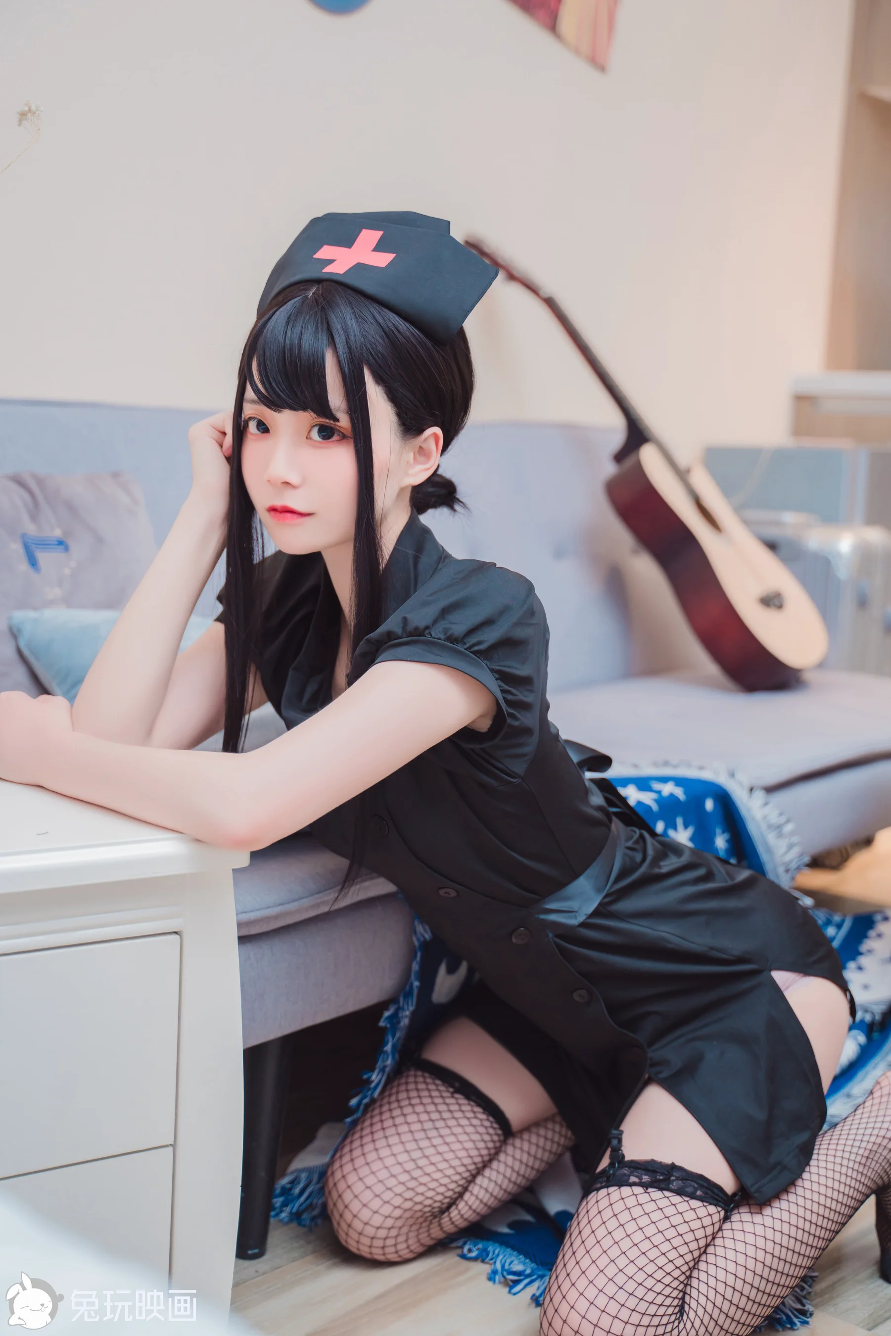 [兔玩印画] VOL.079 性感网袜 - 爱照片