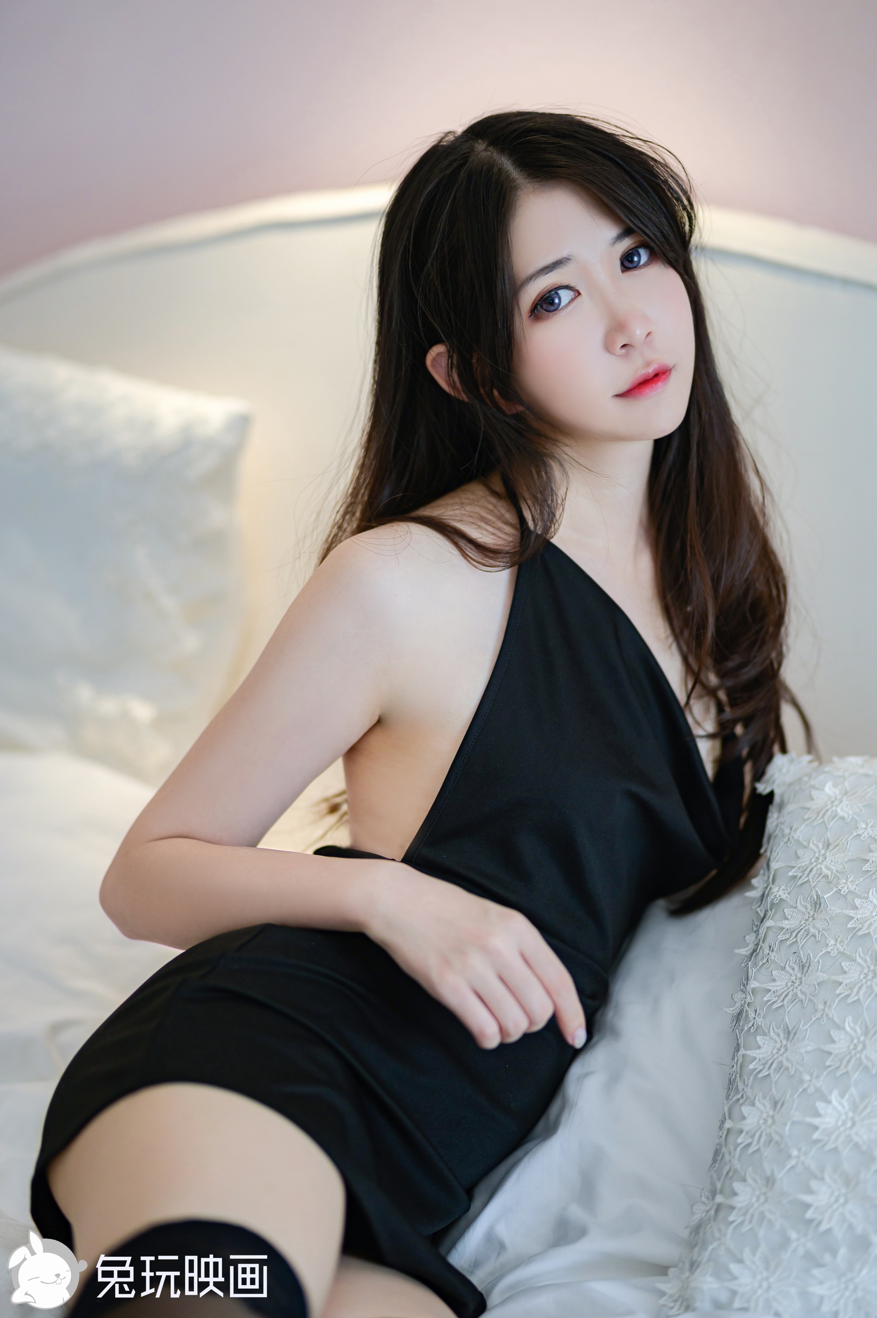 [兔玩印画] VOL.100 黑色礼服 - 爱照片