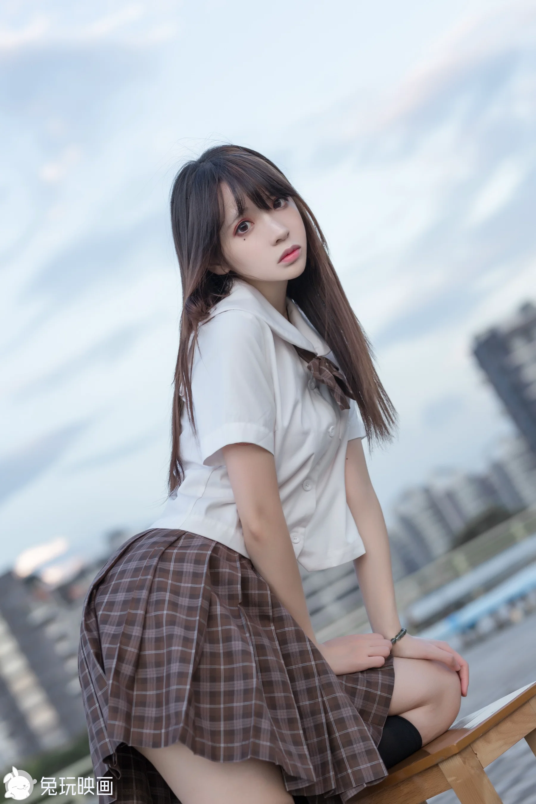[兔玩映画] 夏日泳装 Vol.029 忧郁少女 - 爱照片
