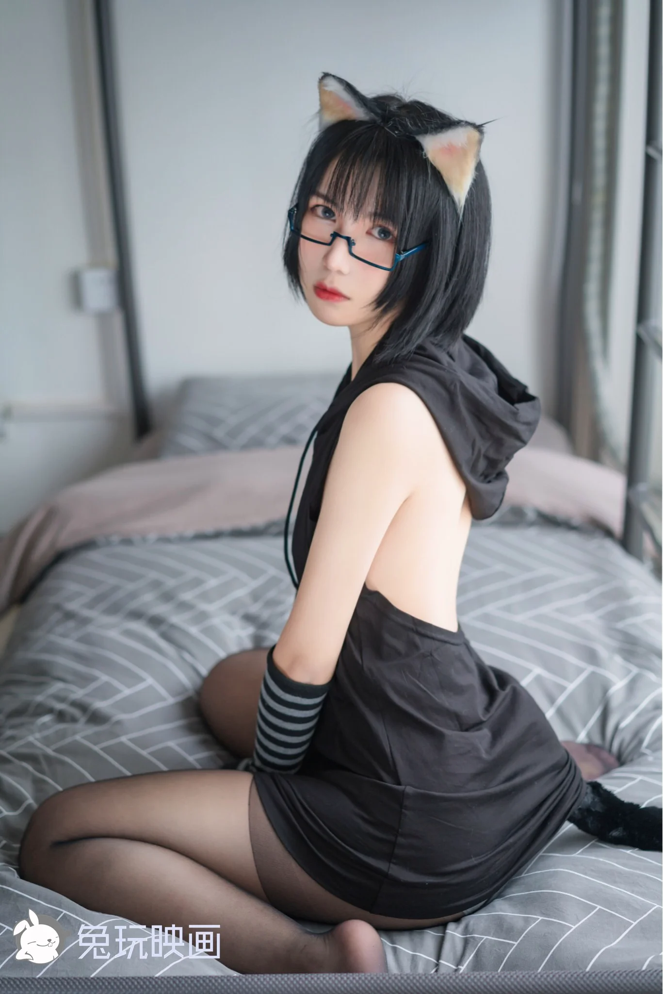 [兔玩印画] B82.005 可萌可御的兽耳娘 - 爱照片