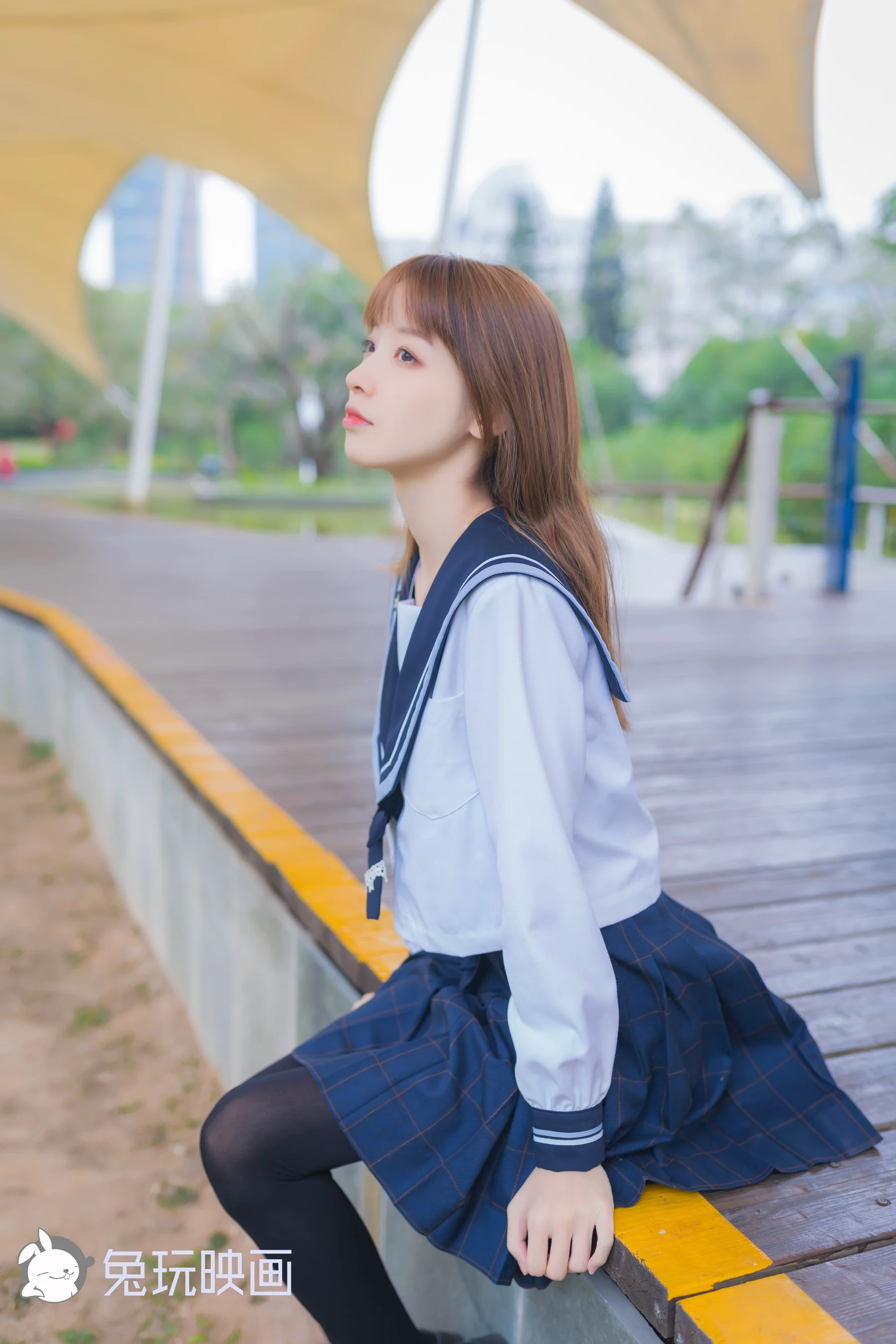 [兔玩印画] B84.007 小清新JK少女 - 爱照片