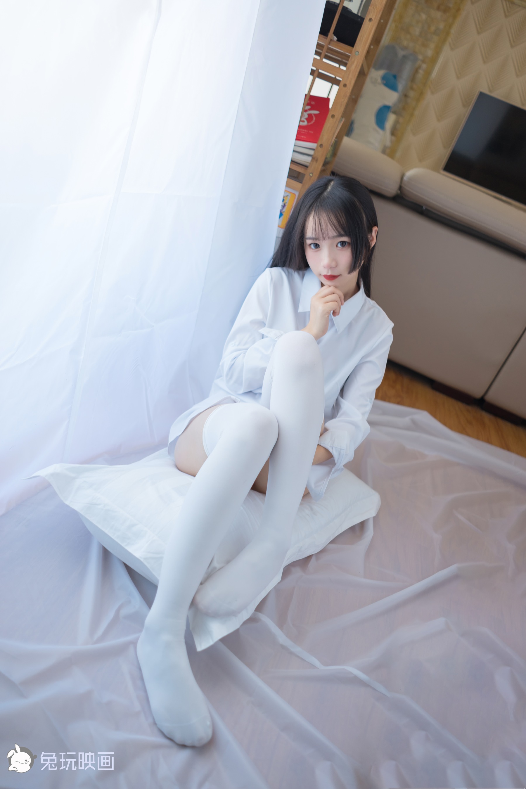 [兔玩印画] B87.003 萝莉的衬衫一级棒！ - 爱照片
