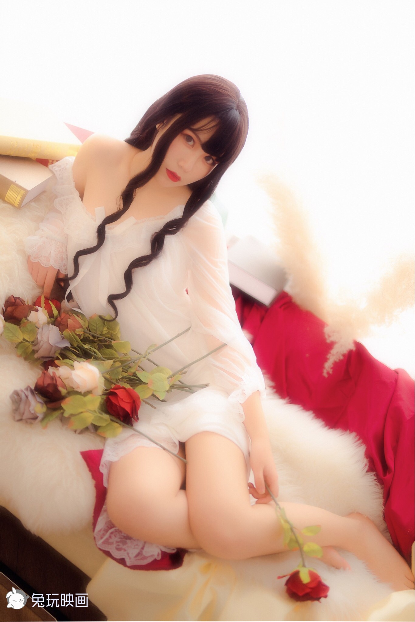 [兔玩印画] B94.007 油画少女 - 爱照片