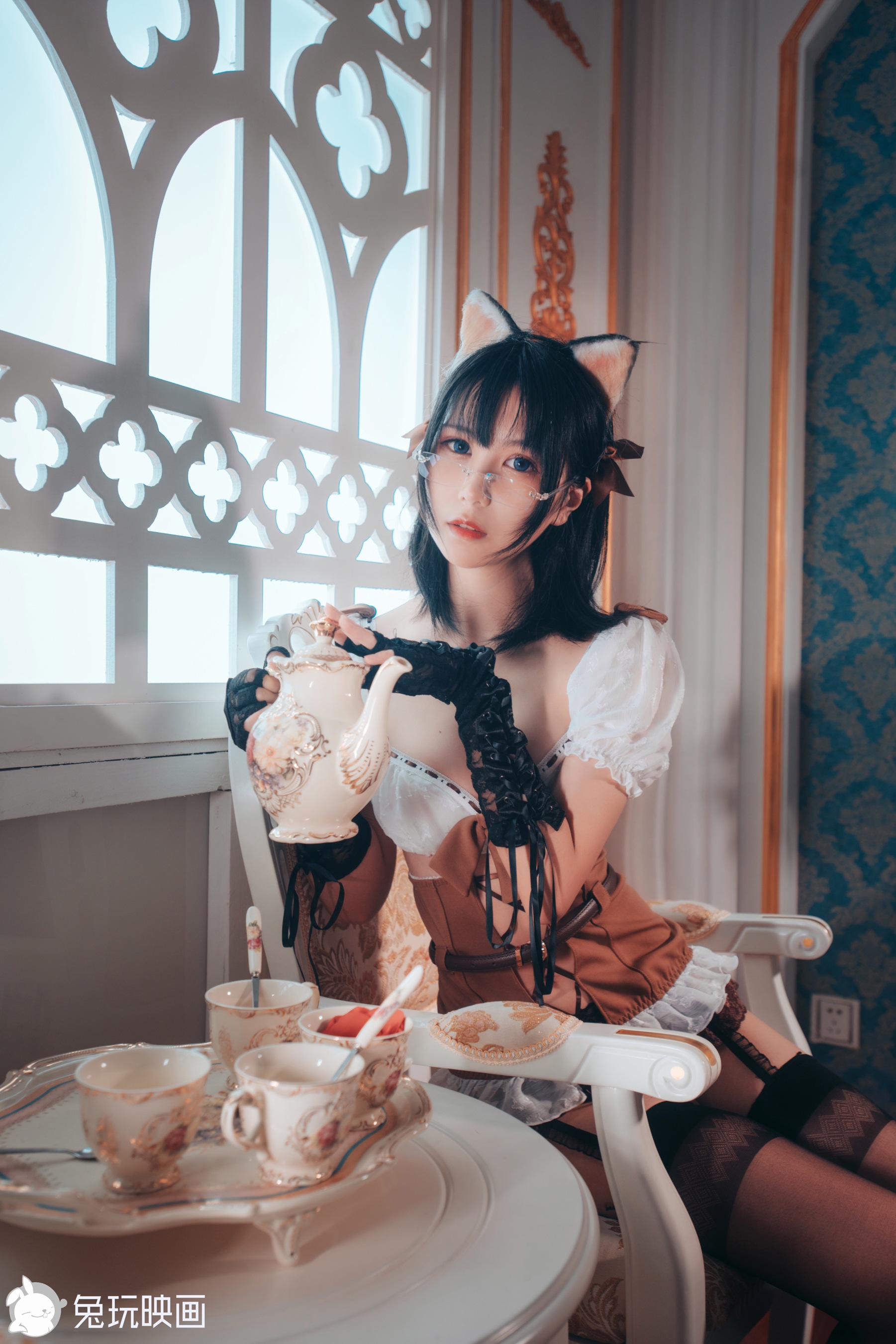 [兔玩映画] C24.007 兽耳娘的茶话会 - 爱照片