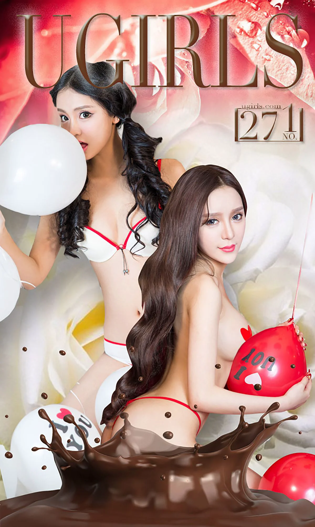 张鑫&希雅《情人节特辑》 [爱尤物Ugirls] No.271 写真集 - 爱照片