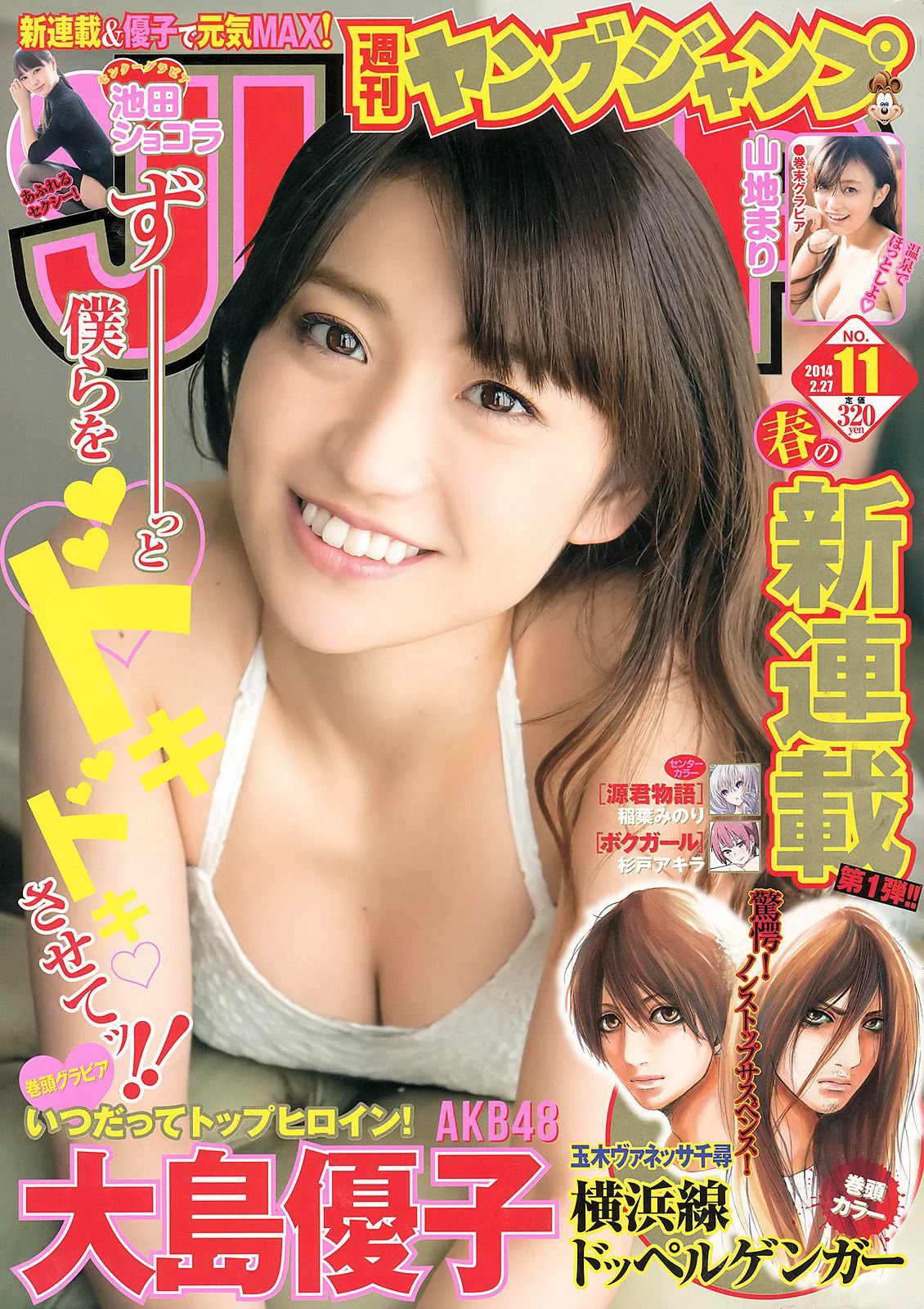 大島優子 池田ショコラ 山地まり [Weekly Young Jump] 2014年No.11 写真杂志 - 爱照片