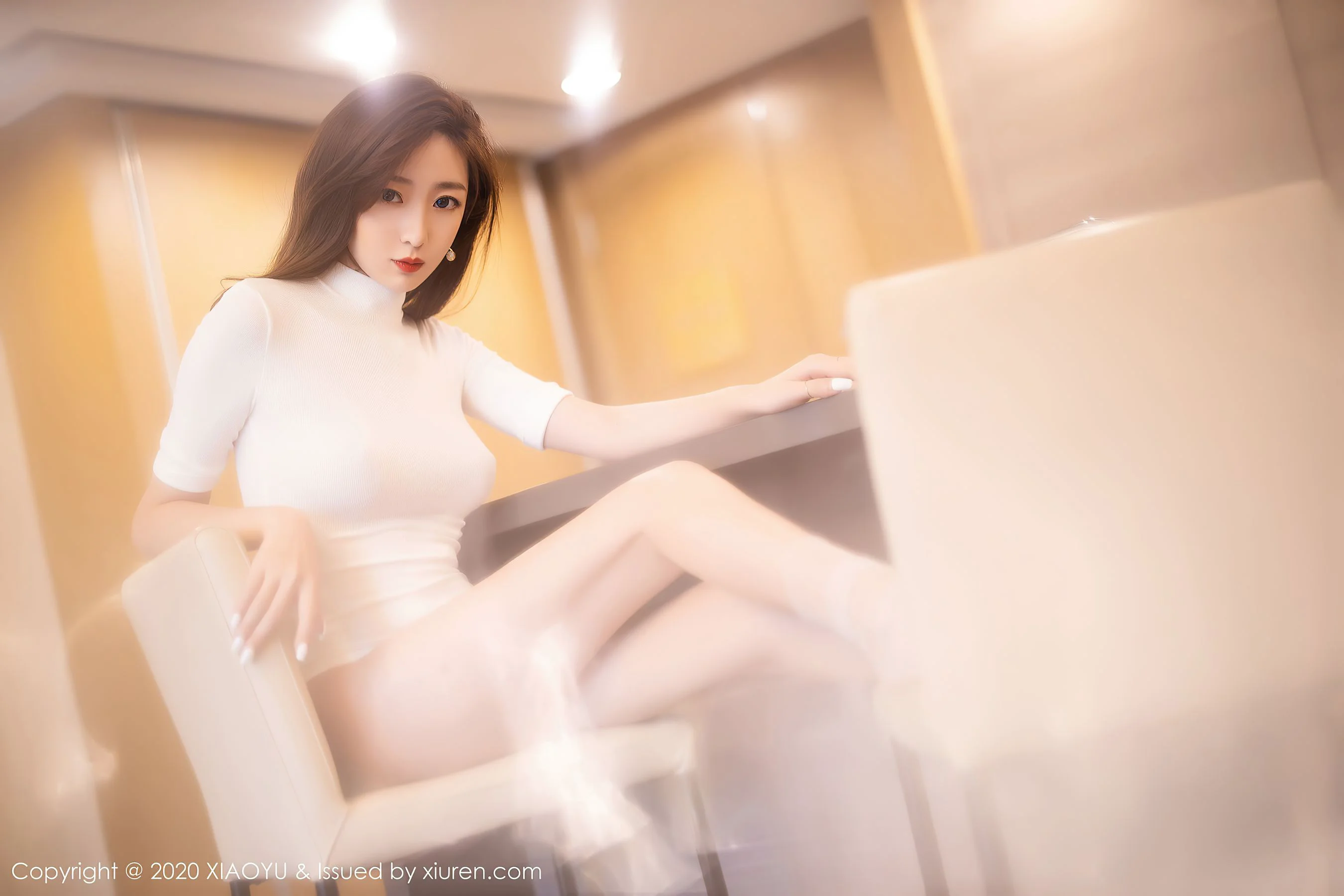 [语画界XIAOYU] Vol.389 安琪Yee – 白色连体衣包裹曼妙有致娇躯 - 爱照片