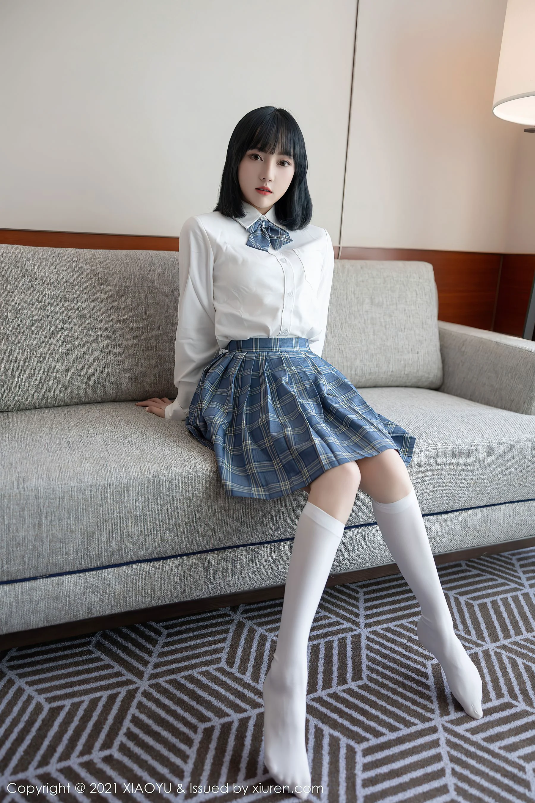 [语画界XIAOYU] Vol.508 豆瓣酱 – 深受男士钟爱的JK制服系列 - 爱照片