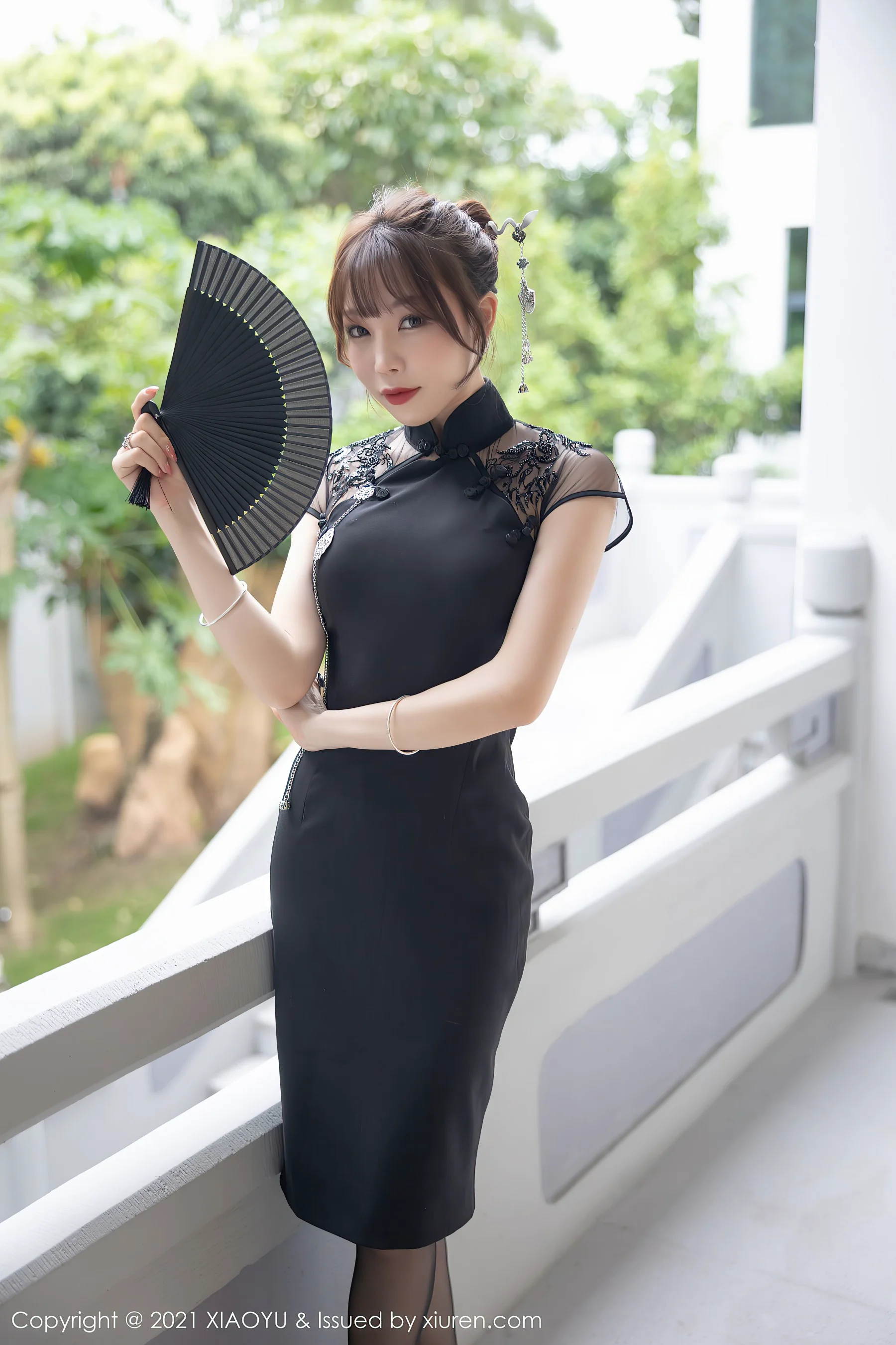 [XIAOYU语画界] VOL.629 芝芝Booty 旗袍 黑丝 - 爱照片