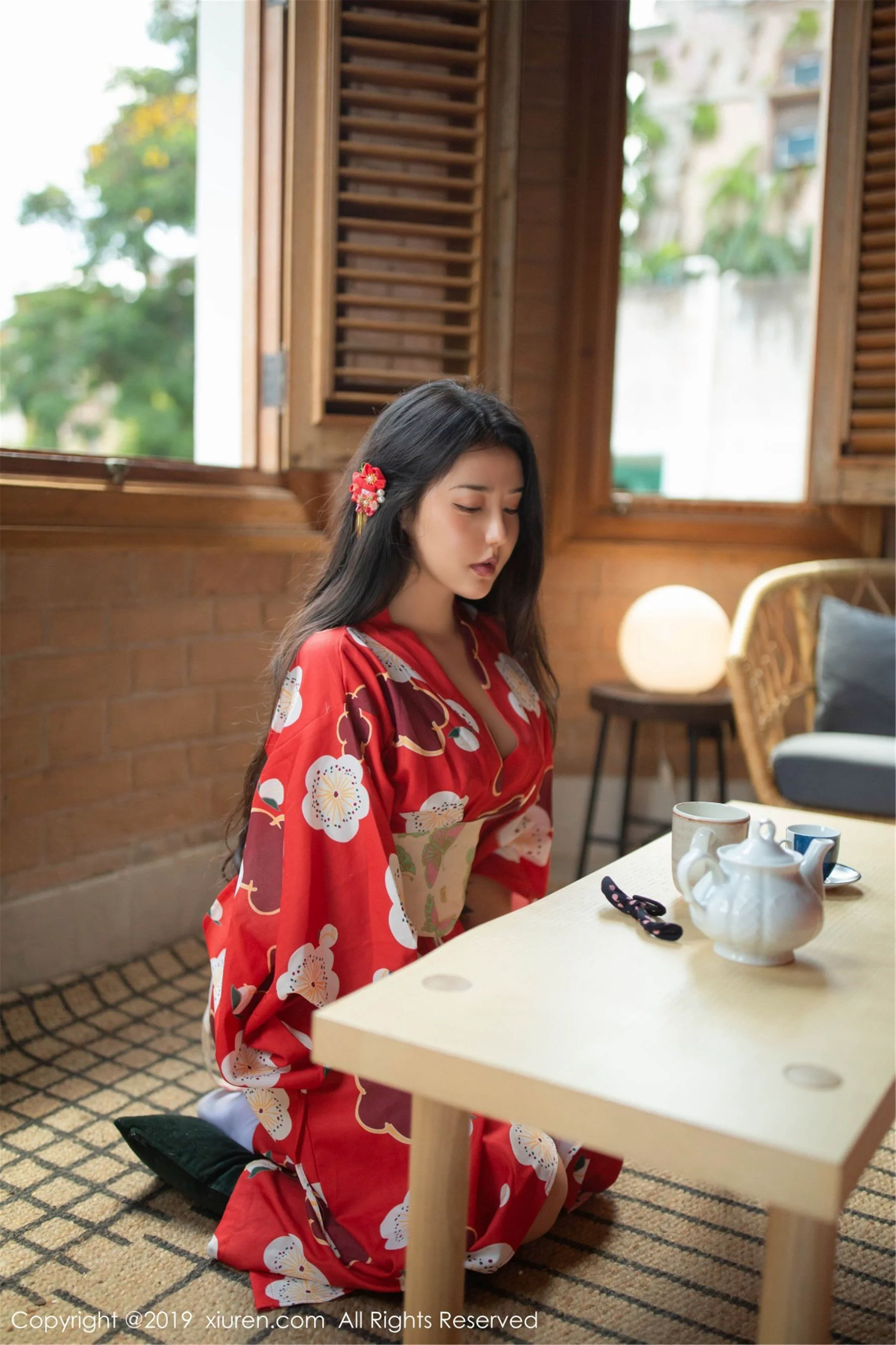 Manuela玛鲁娜《韵味的和服+激情束缚的捆绑》 [秀人XIUREN] No.1492 写真集 - 爱照片