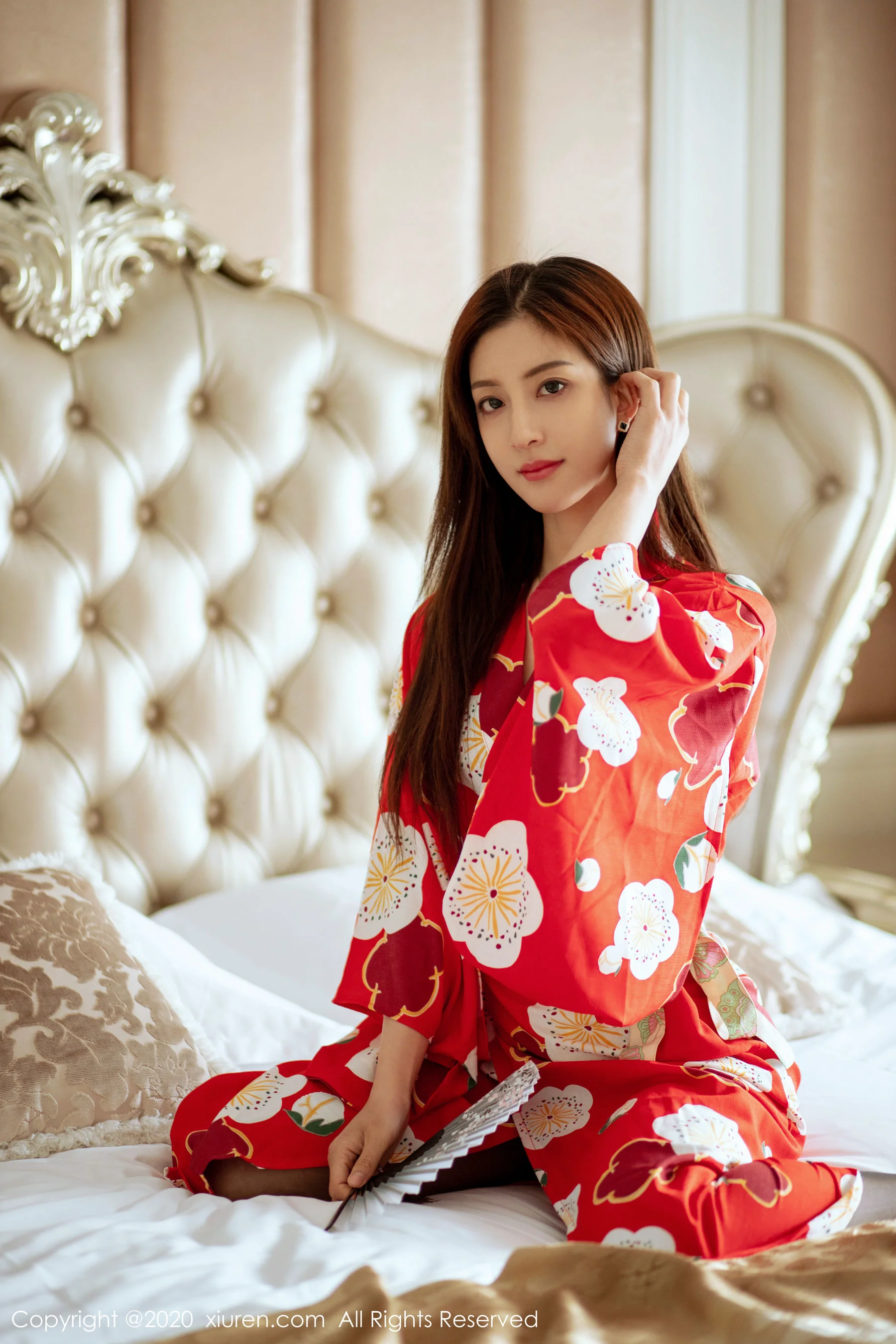 林文文yooki《和服黑丝主题系列》 [秀人XIUREN] No.2015 写真集 - 爱照片