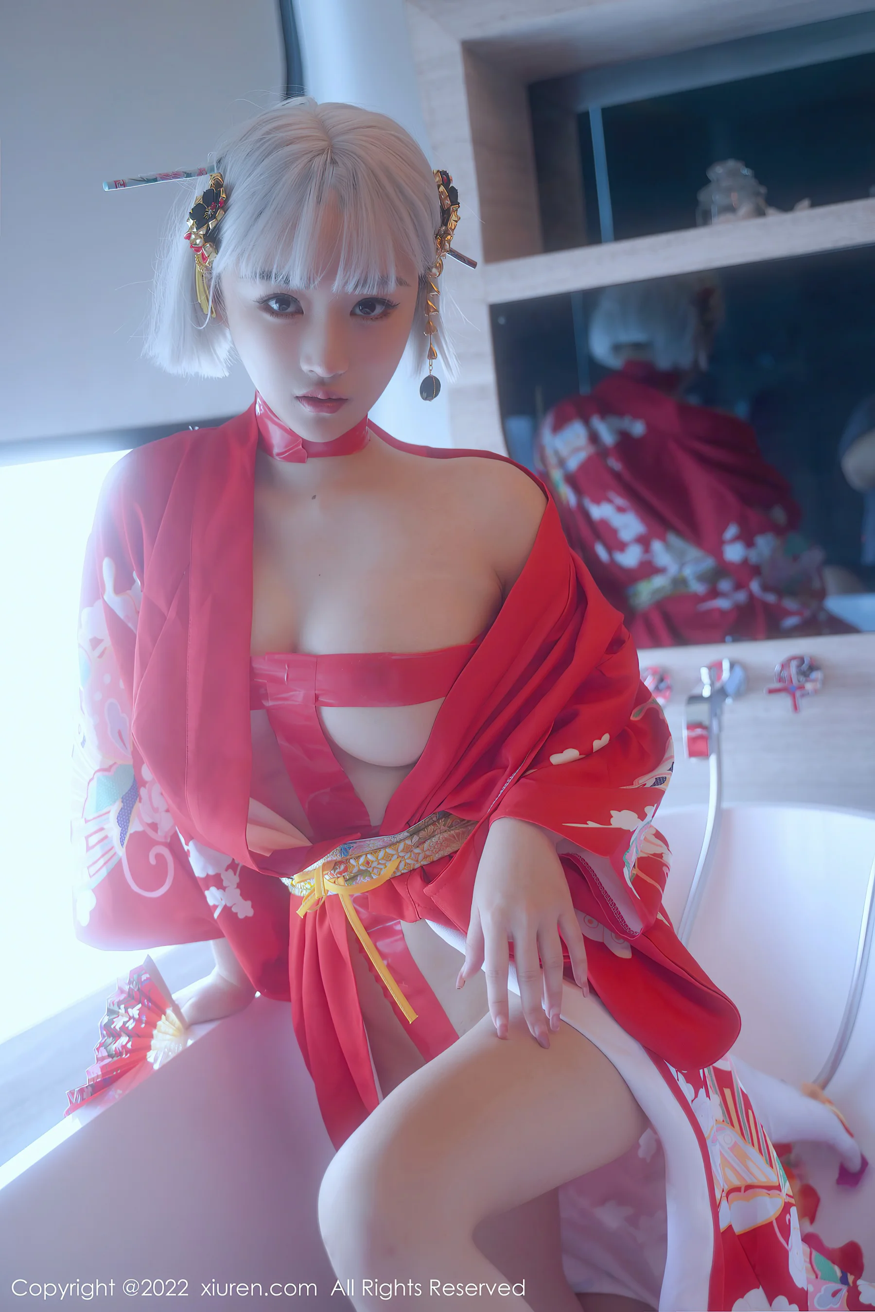 [XiuRen秀人网] No.5134 西门小玉 浴缸美腿 - 爱照片