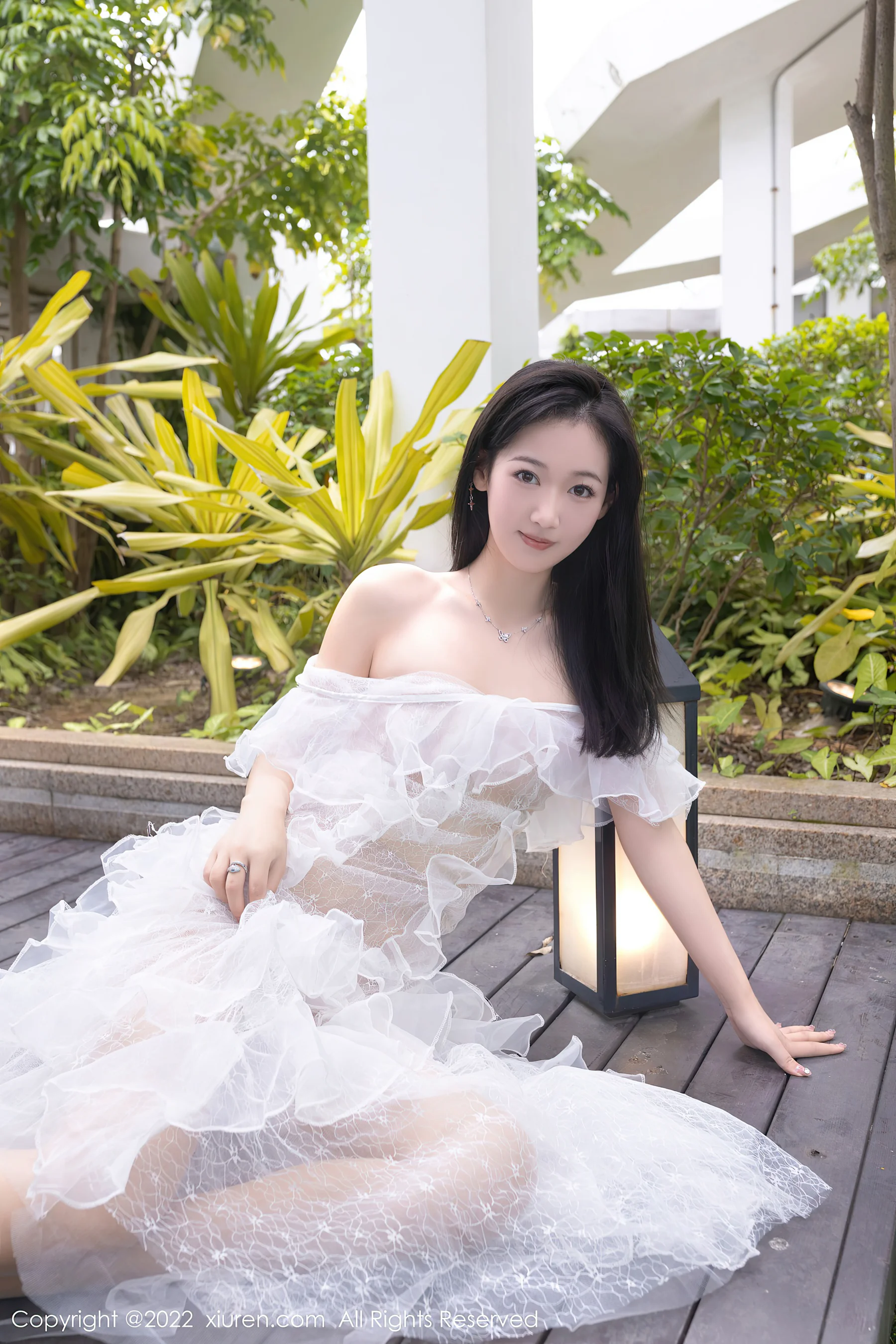 [XiuRen秀人网] No.5380 唐安琪 婚纱裙美腿 - 爱照片