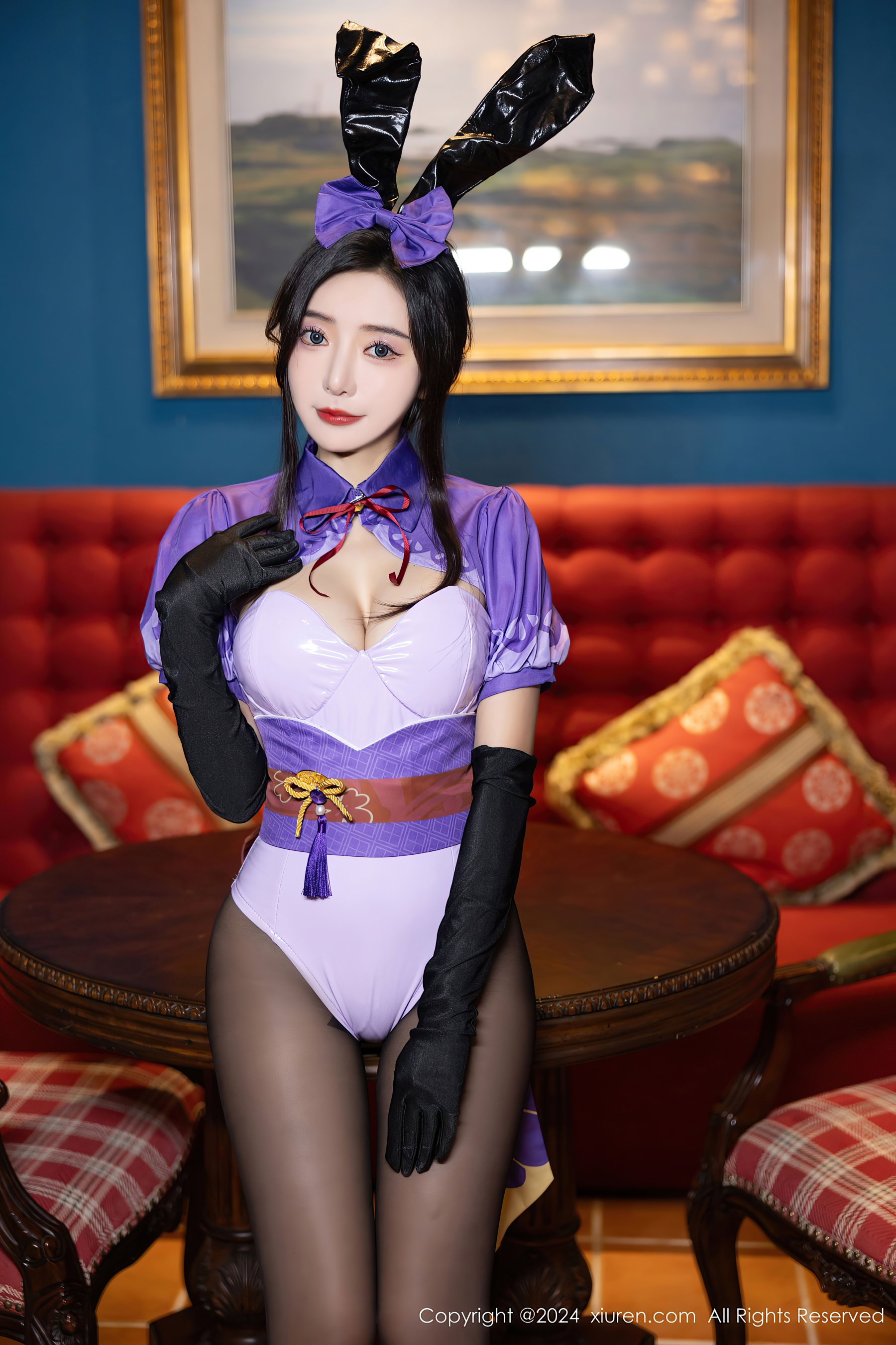 [XiuRen秀人网] No.8562 王馨瑶yanni 黑丝美腿 - 爱照片