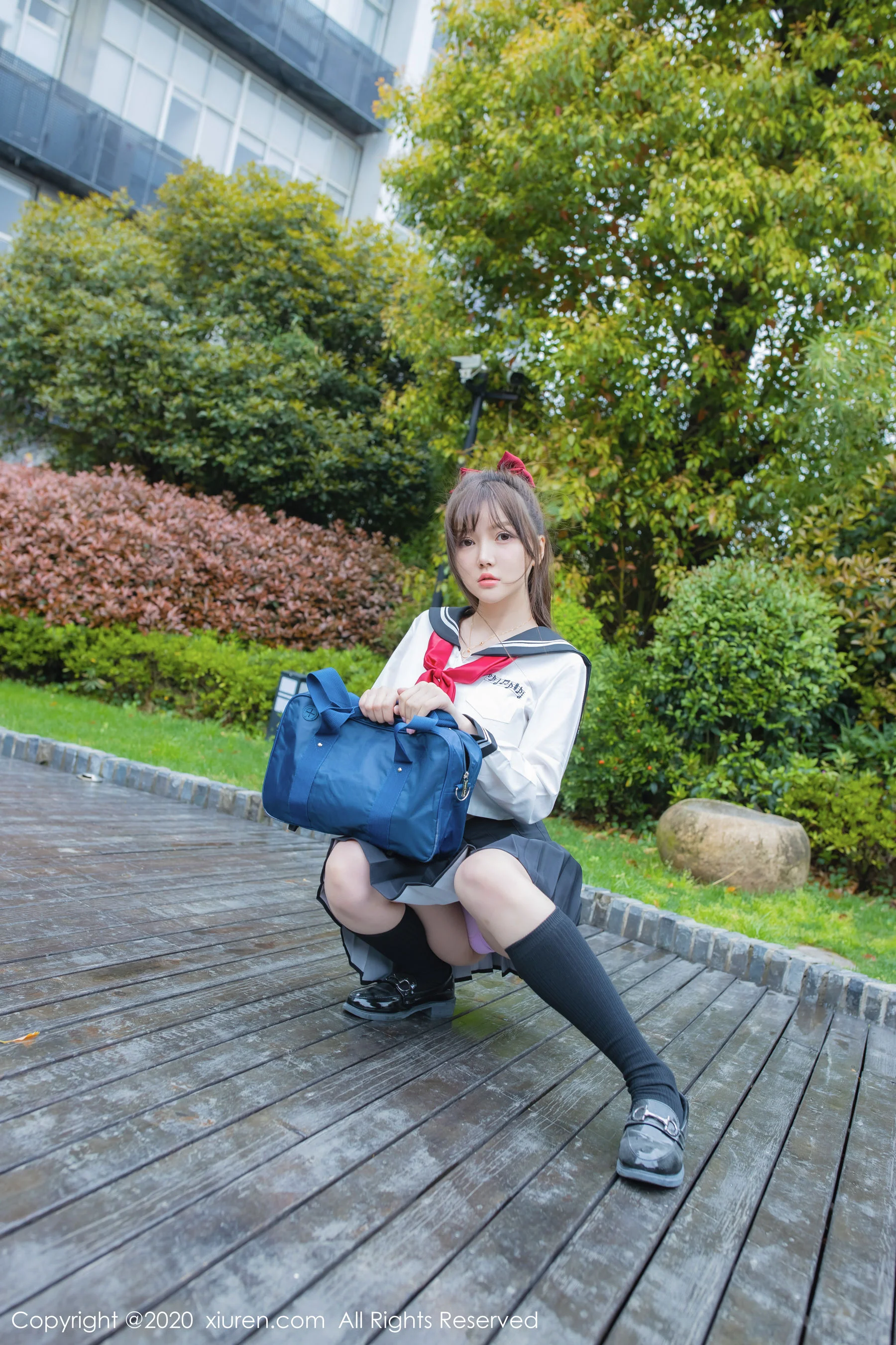 [秀人XiuRen] No.2193 糯美子Mini 《学生服主题》 写真集 - 爱照片