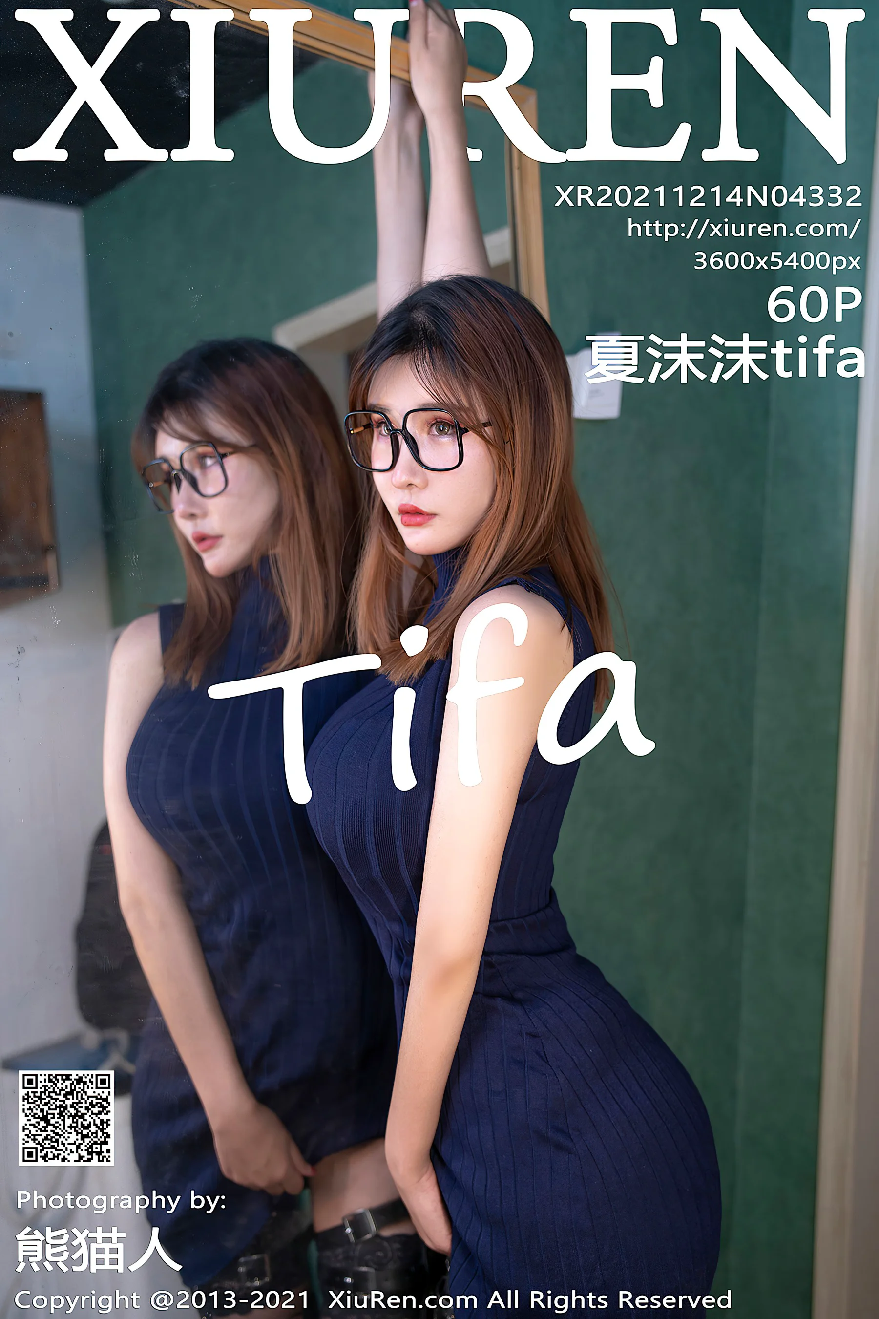 [XiuRen秀人网] No.4332 夏沫沫tifa 性感黑丝情趣内衣等着被男人玩 - 爱照片