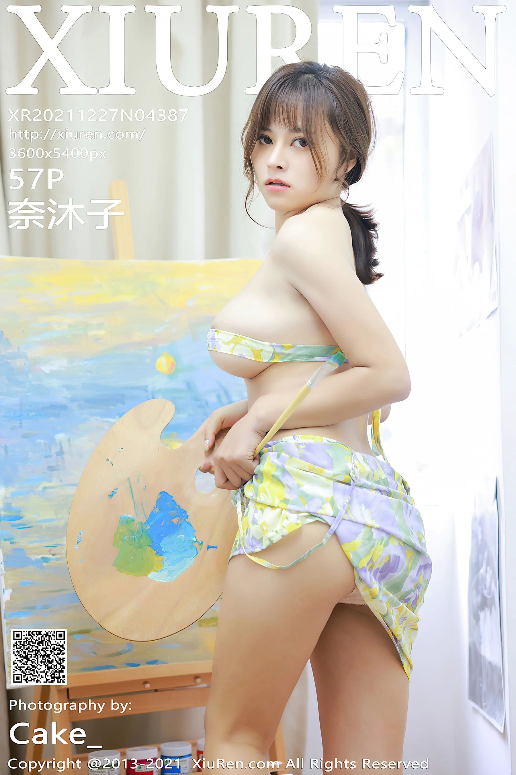 [XiuRen秀人网] No.4387 奈沐子 画室人体诱惑主题 - 爱照片