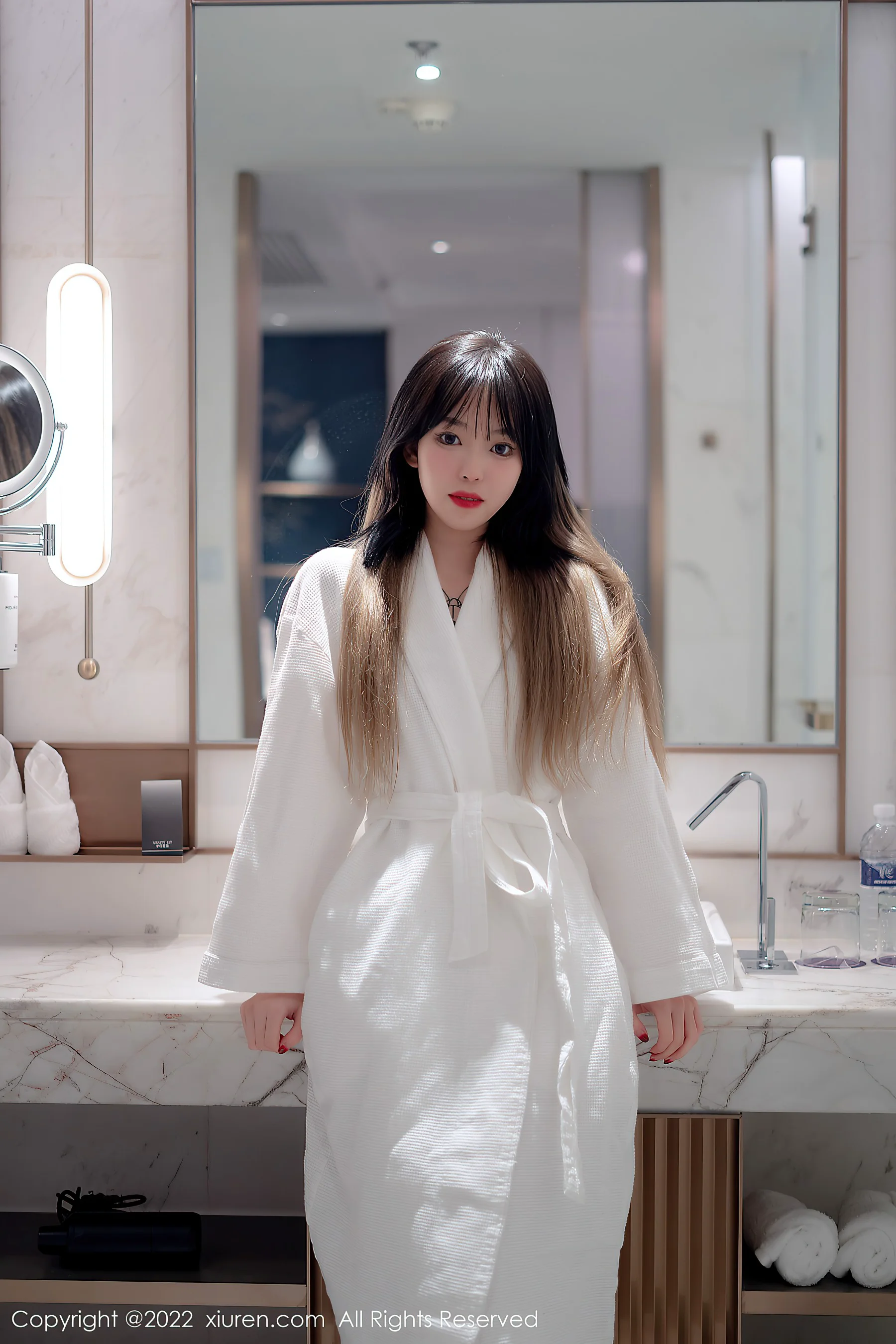 [XiuRen秀人网] No.4611 奶瓶. 淑女美腿长裙薄纱 - 爱照片