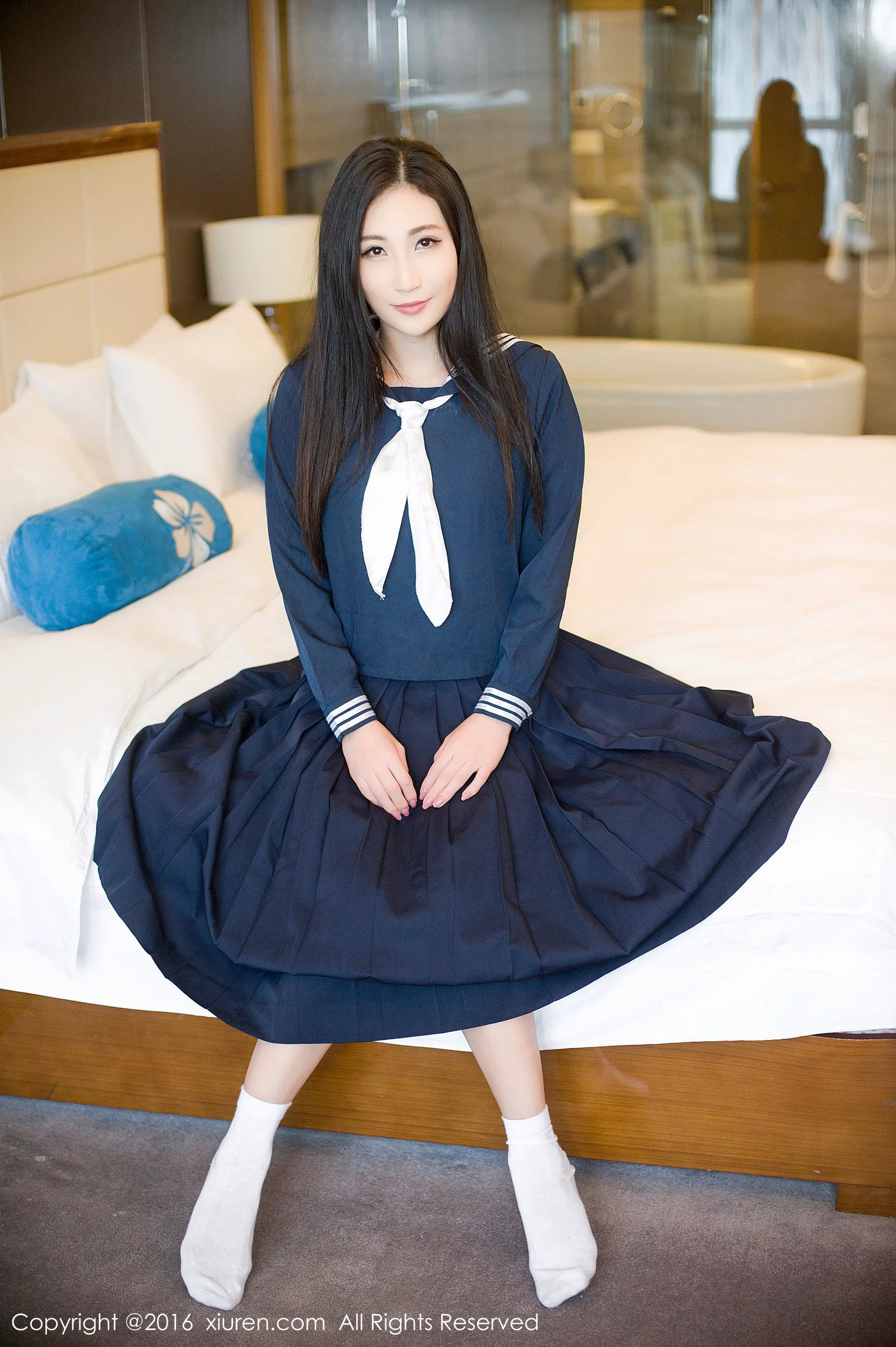 Wendy智秀《日系不良校服、婀娜粉色芭蕾服》 [秀人网XiuRen] No.654 写真集 - 爱照片
