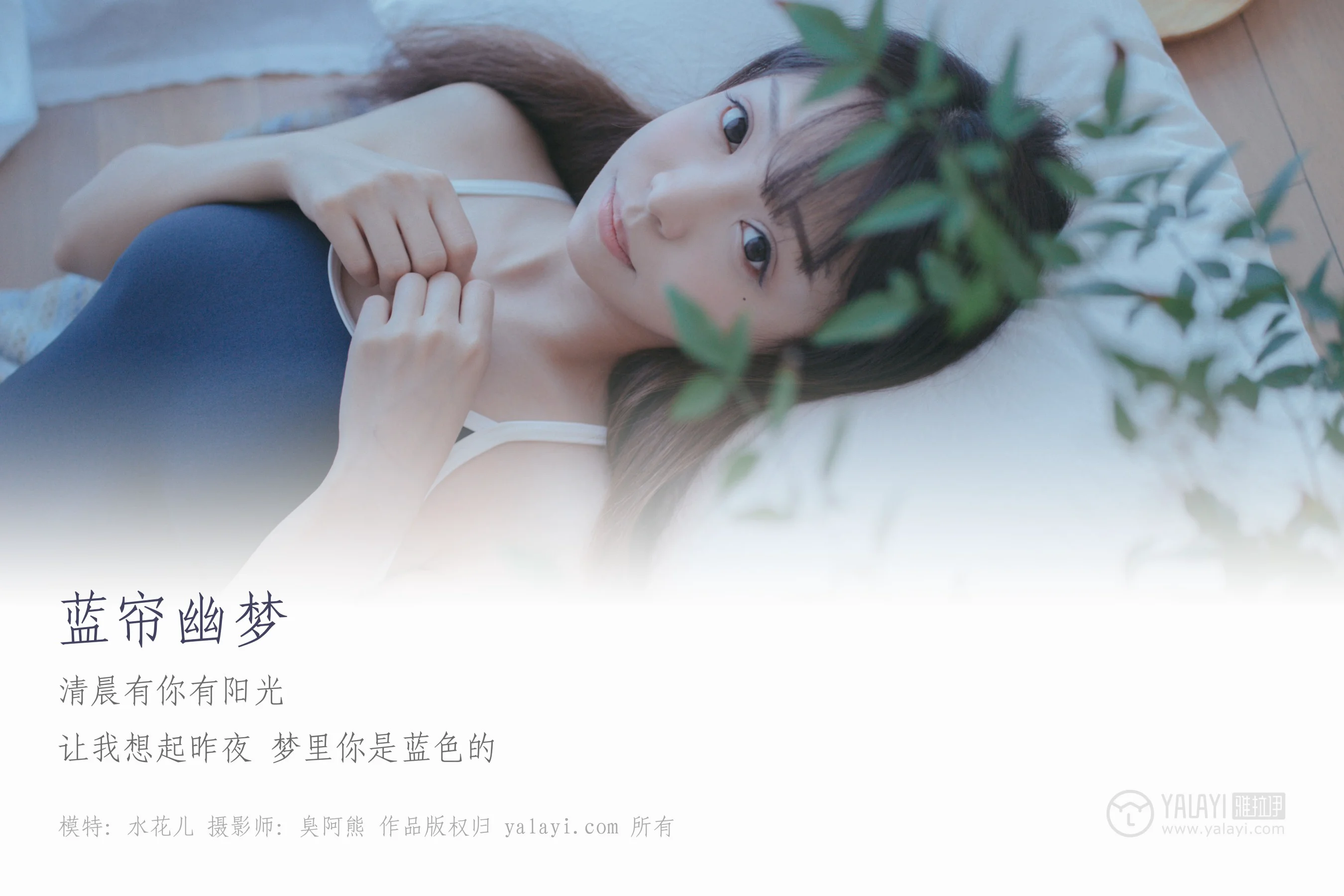 [YALAYI雅拉伊] NO.068 蓝帘幽梦 水花儿 - 爱照片