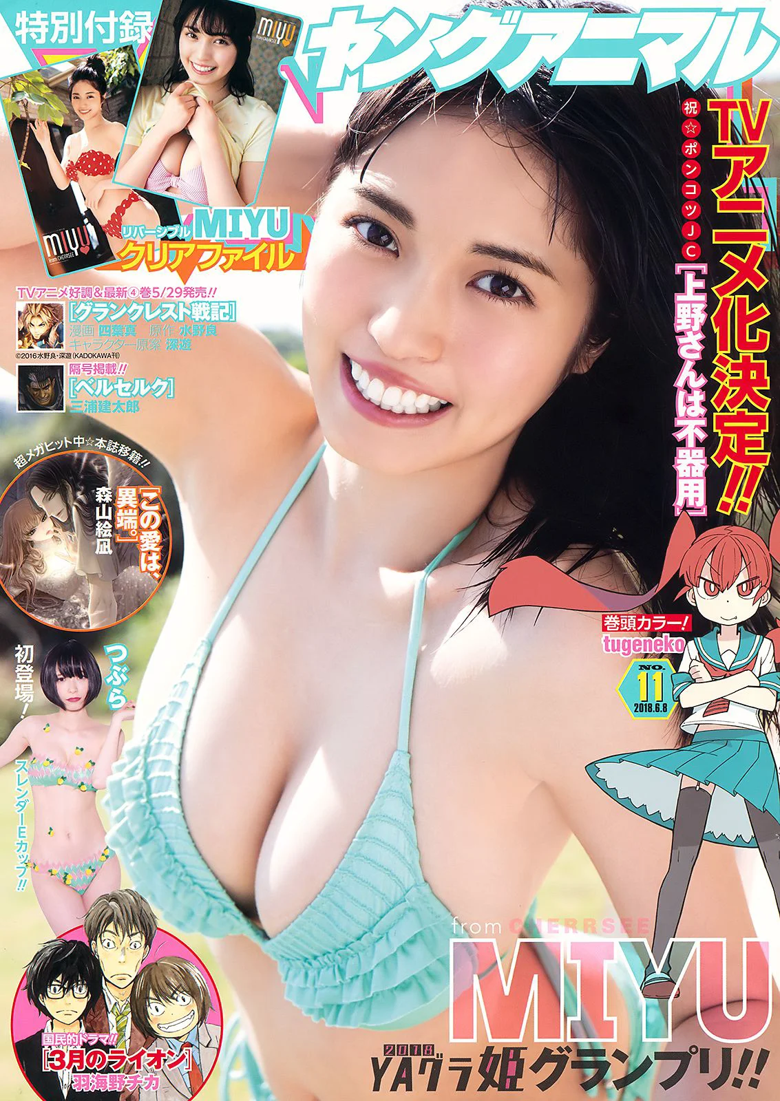 MIYU & Tsuburaつぶら [Young Animal] 2018年No.11 写真杂志 - 爱照片