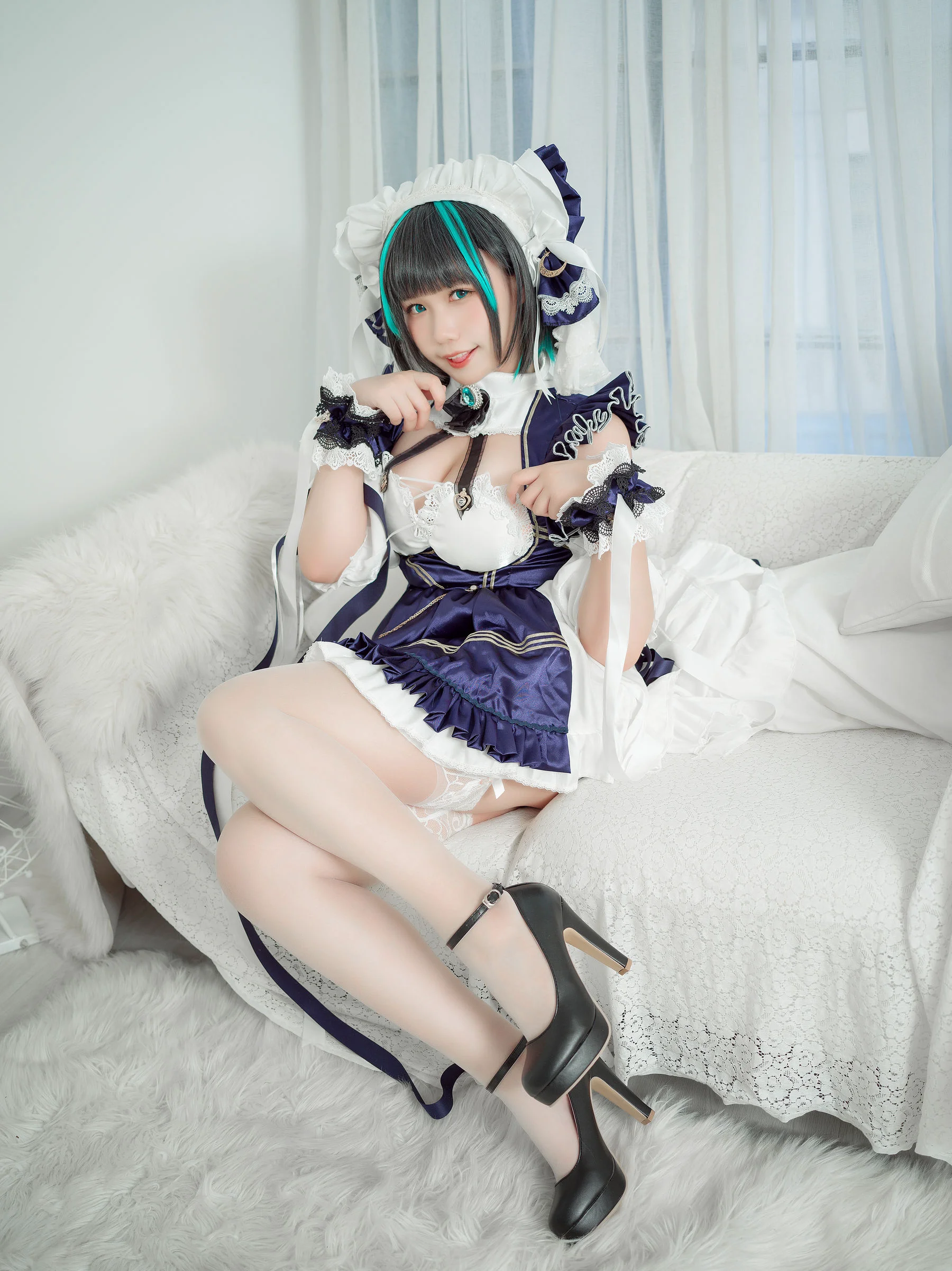 [COS福利] 麻花麻花酱 – 柴郡 写真套图 - 爱照片