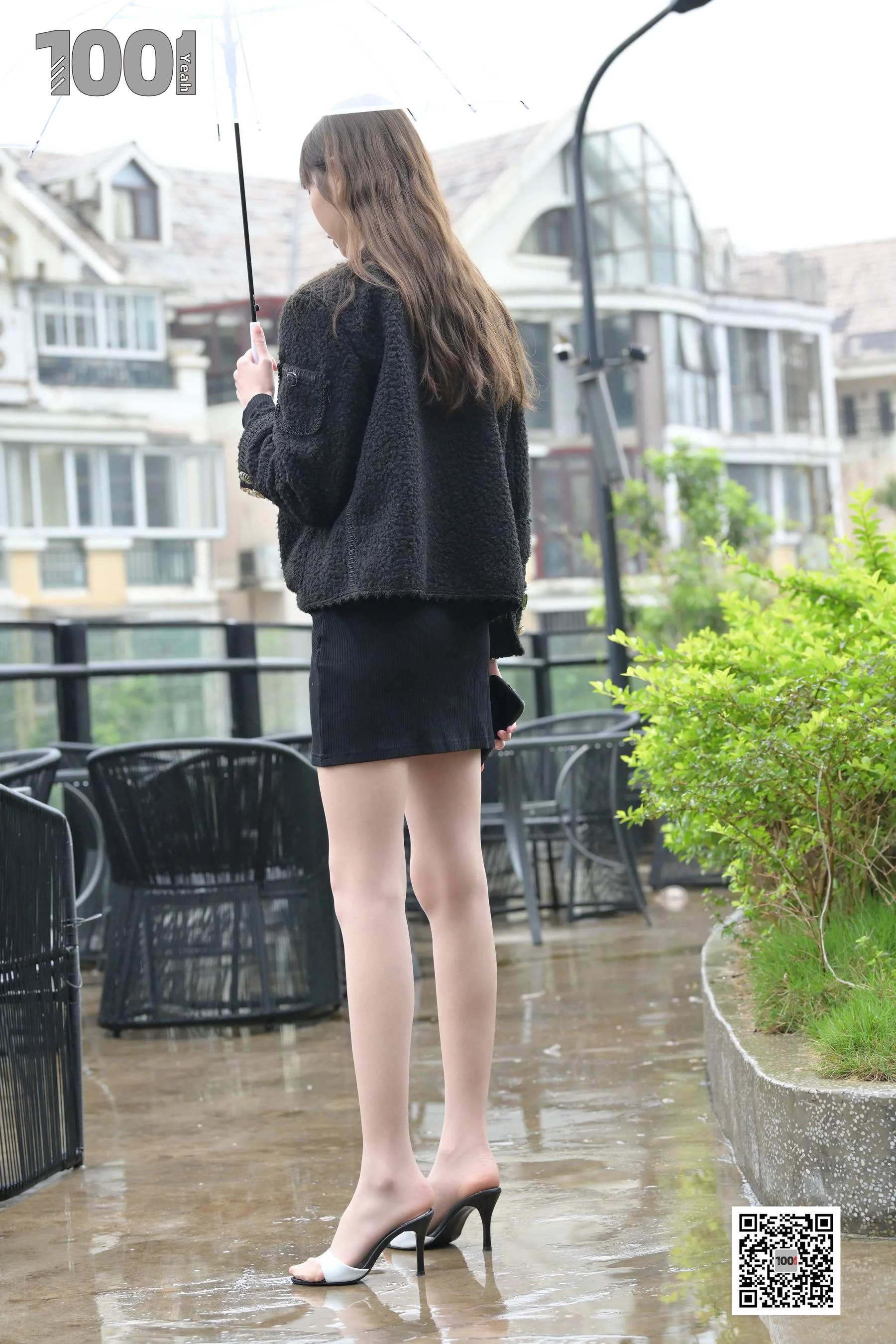 [一千零一夜] 161 《雨中漫步1》 丝足美腿写真 - 爱照片