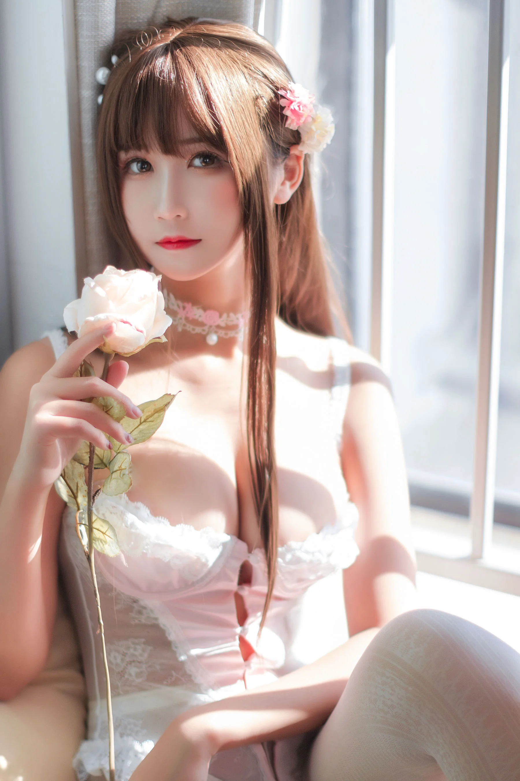 [COS福利] 三度_69 – 白丝芭蕾 写真套图 - 爱照片