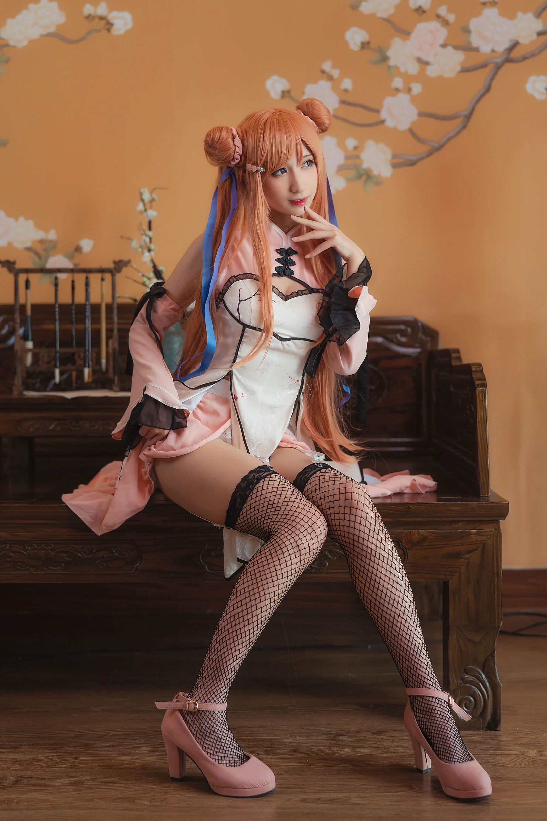 [福利COS] 贝儿酱Miki – 春梅COS - 爱照片