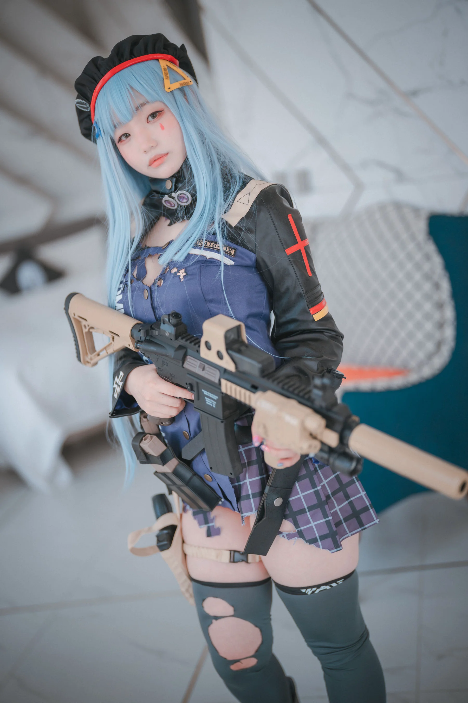 [DJAWA] Mimmi – Girls ‘ Frontline HK416 写真套图 - 爱照片